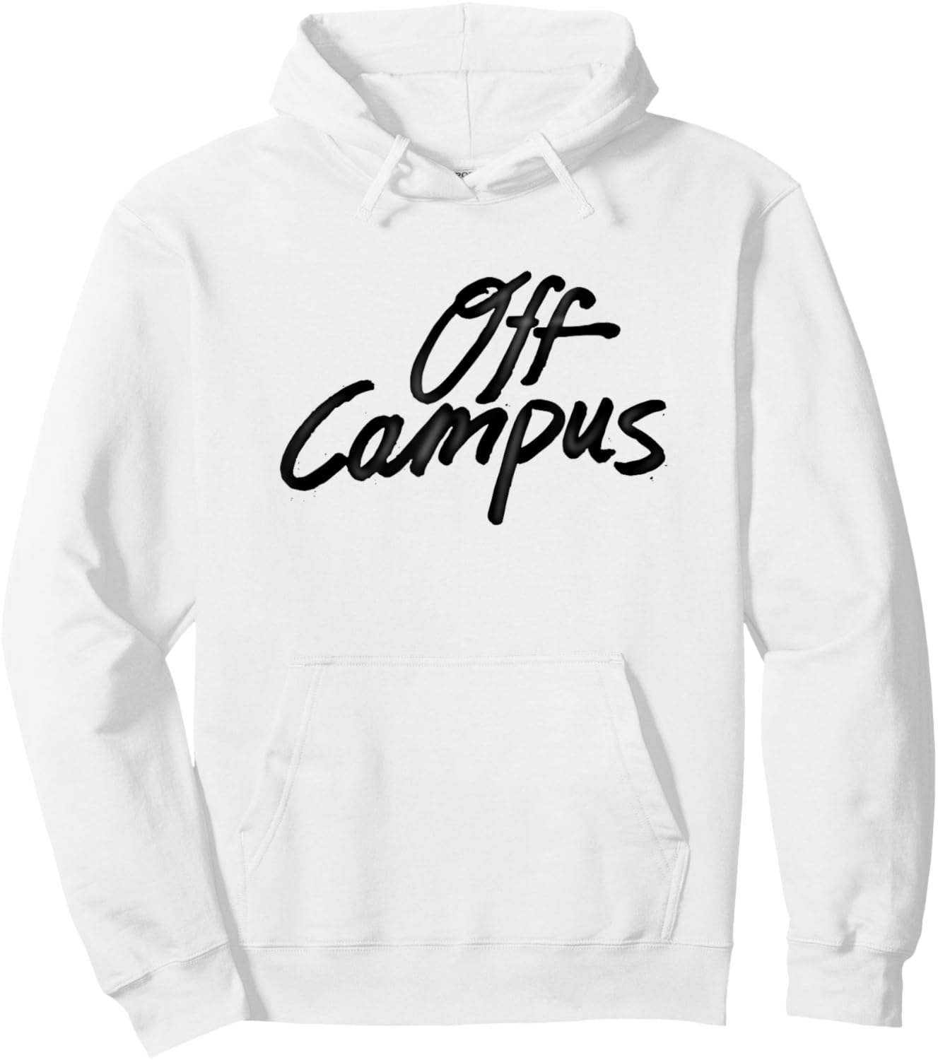 Außerhalb des Campus - Logo Hoodie - Hoodie | White