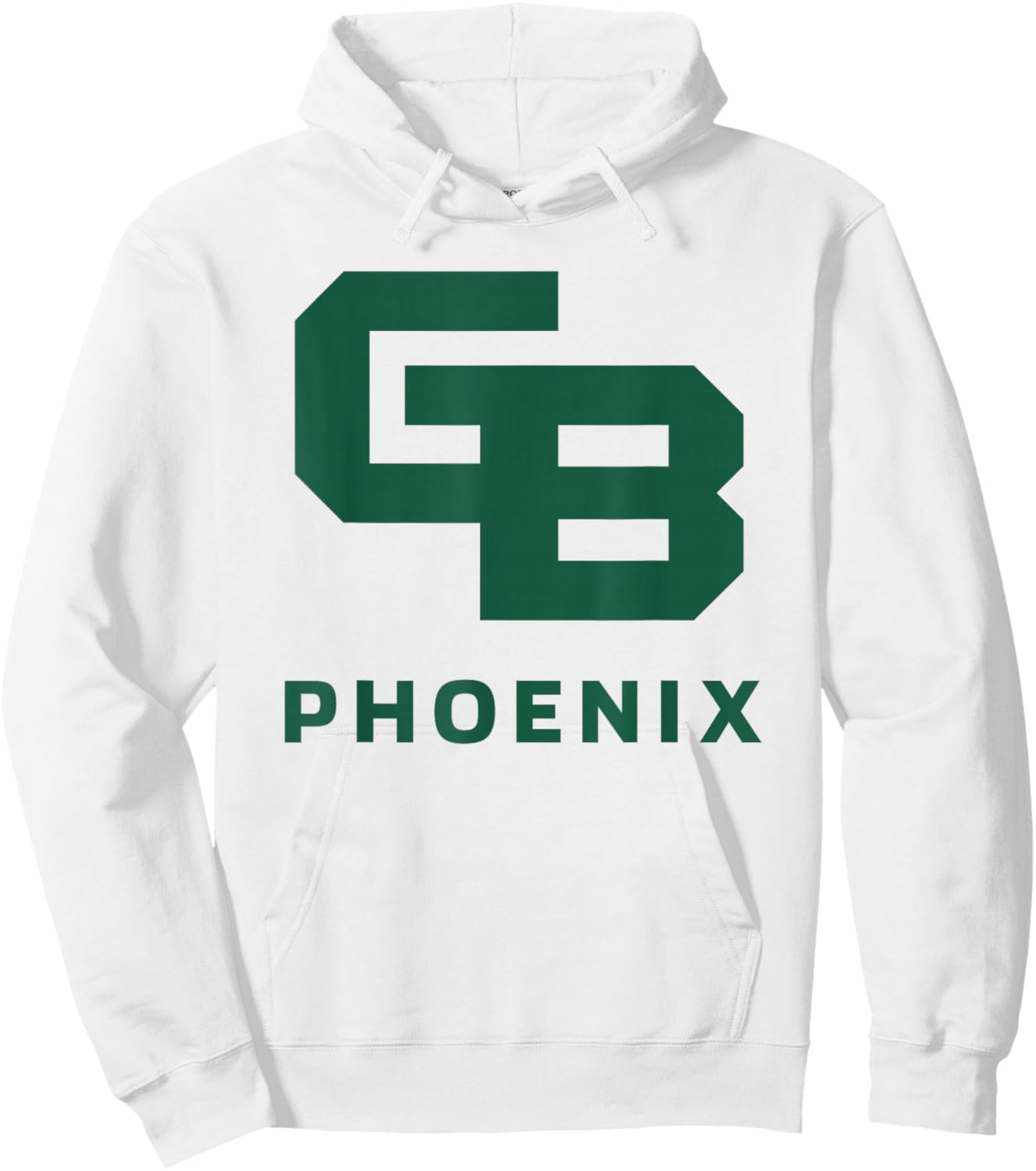 Wisconsin Green Bay Phoenix Icon Officially Licensed Hoodie - Hoodie | White