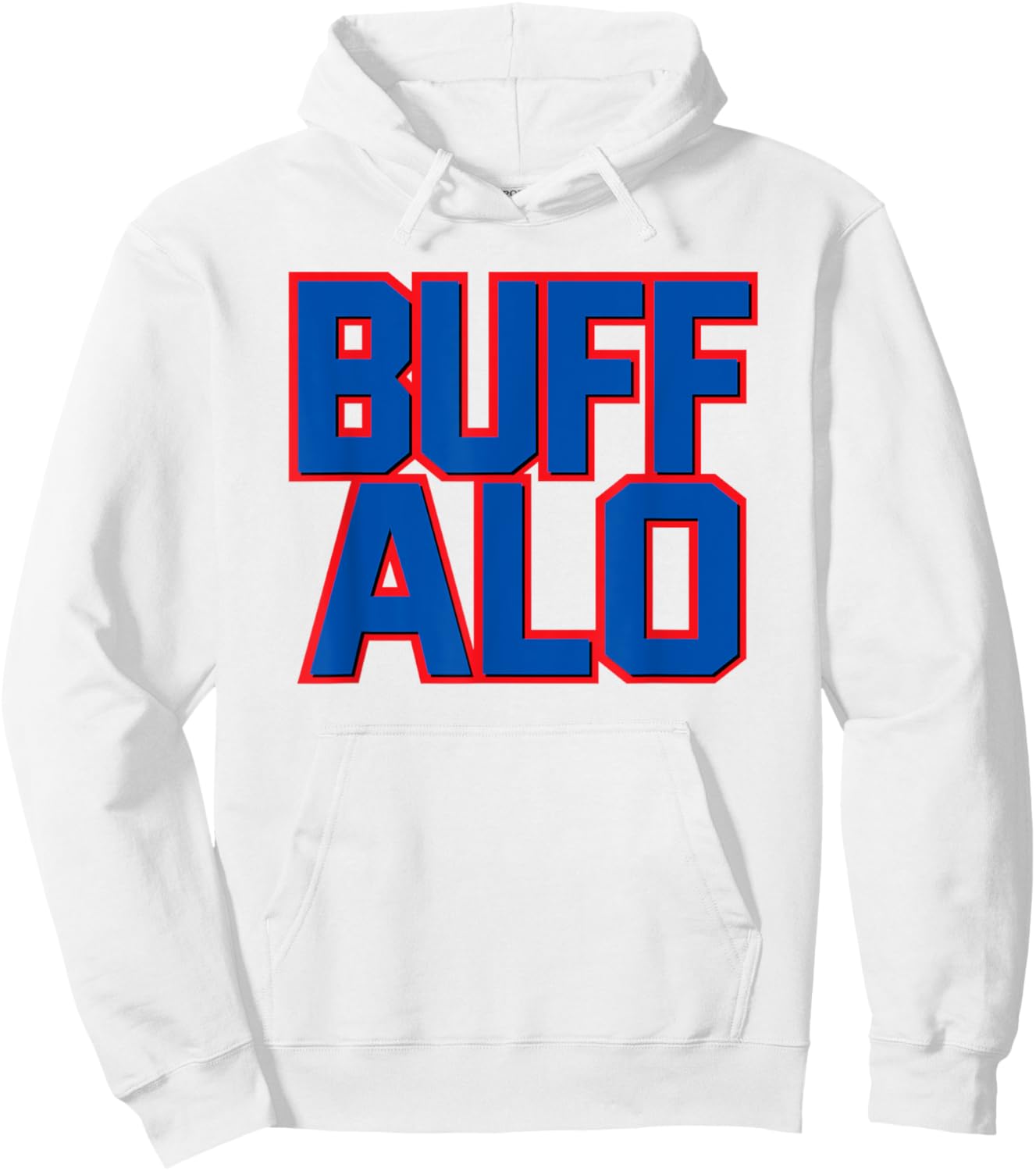 BUFFALO New York BUFF Bflo 716 city NY heritage love pride Hoodie - Hoodie | White