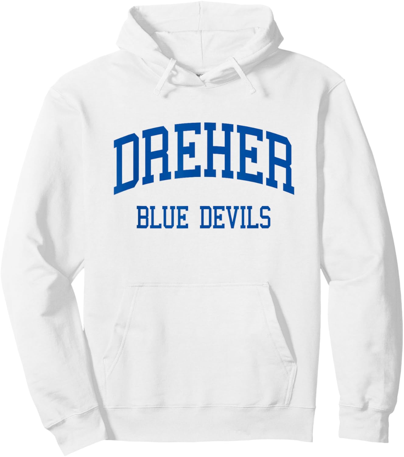 Dreher High School HS Columbia SC Retro Hoodie - Hoodie | White