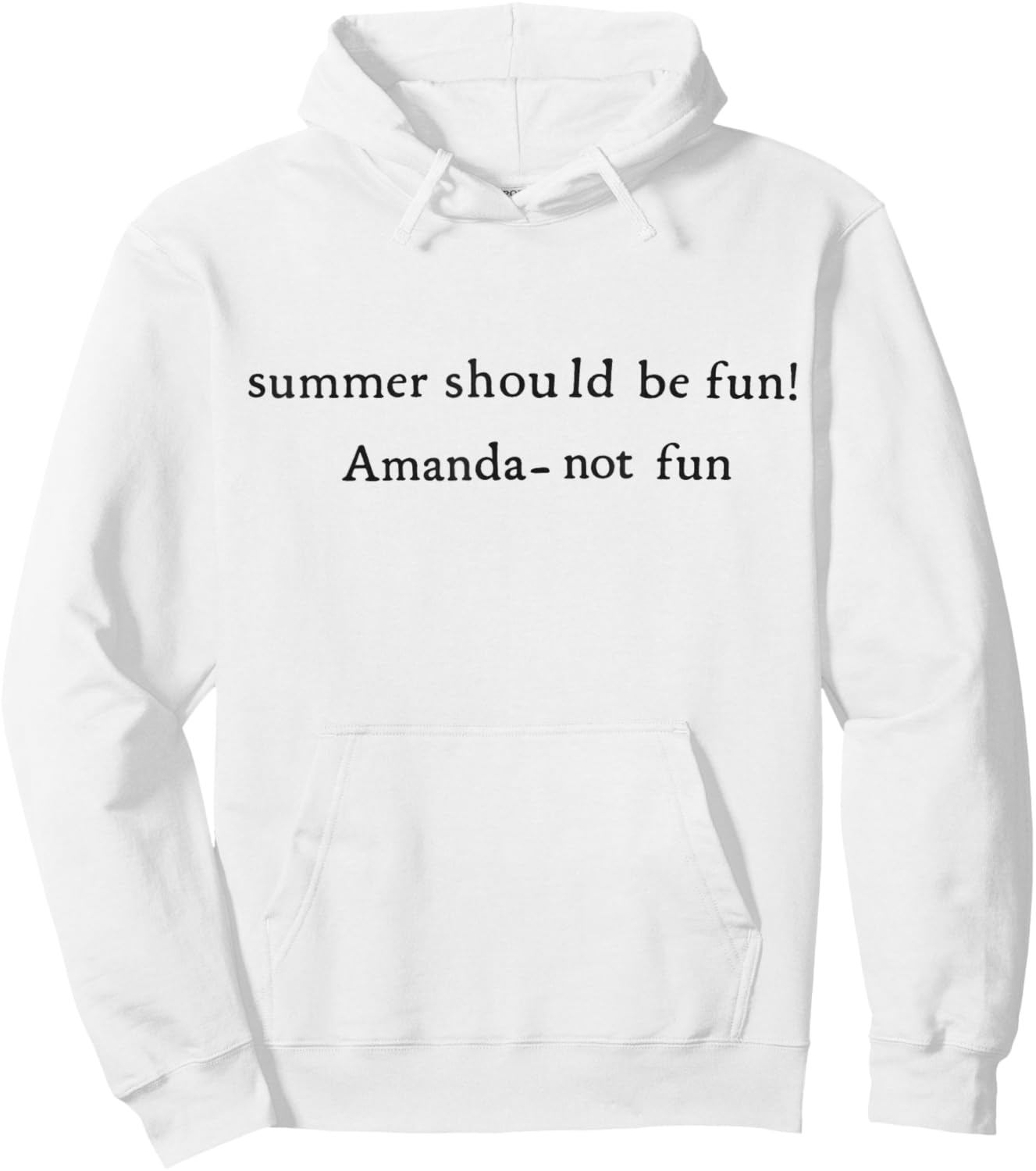 Summer House Quotes Hoodie - Hoodie | White