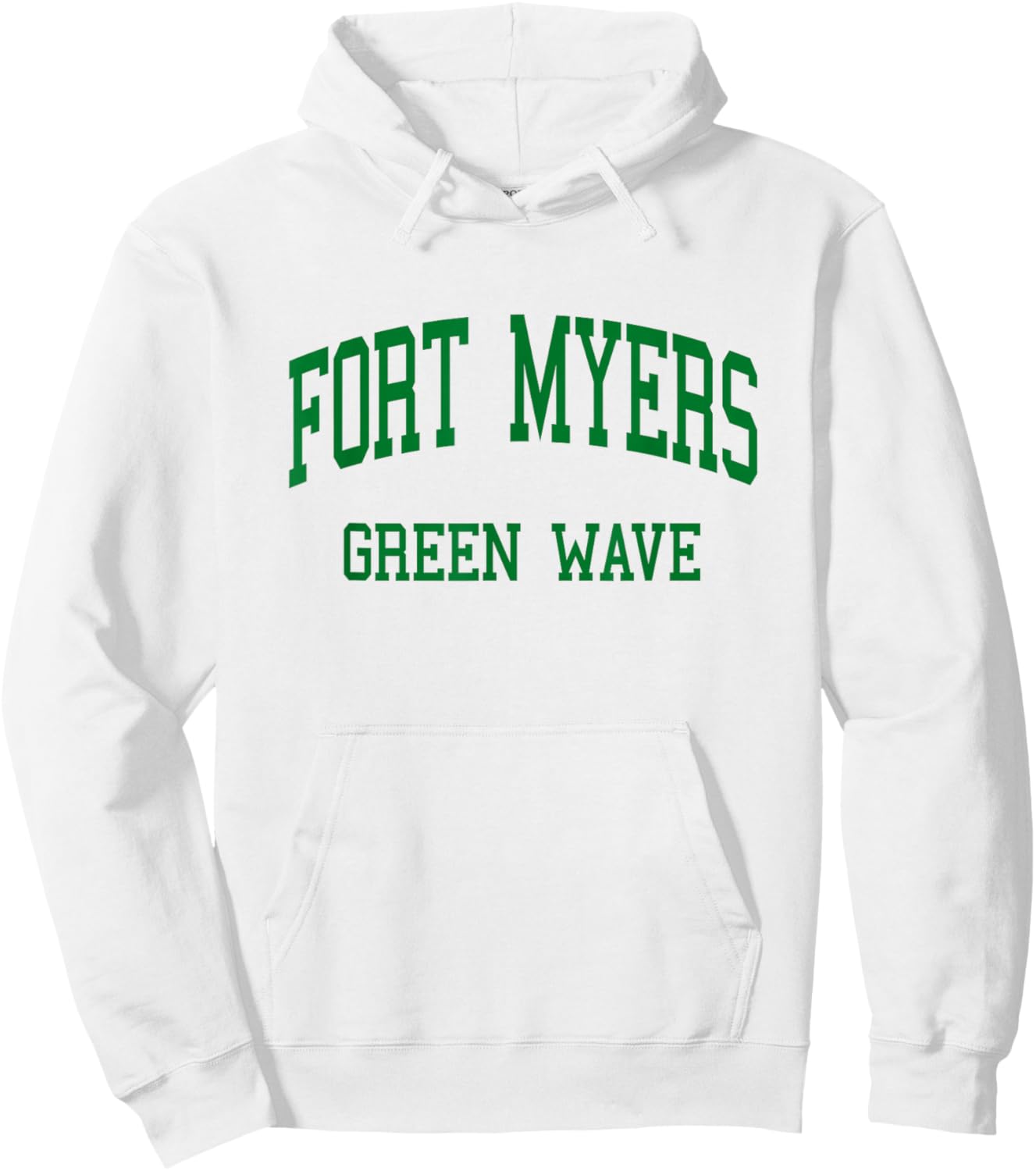 Fort Myers High School HS Fort Myers FL Retro Hoodie - Hoodie | White