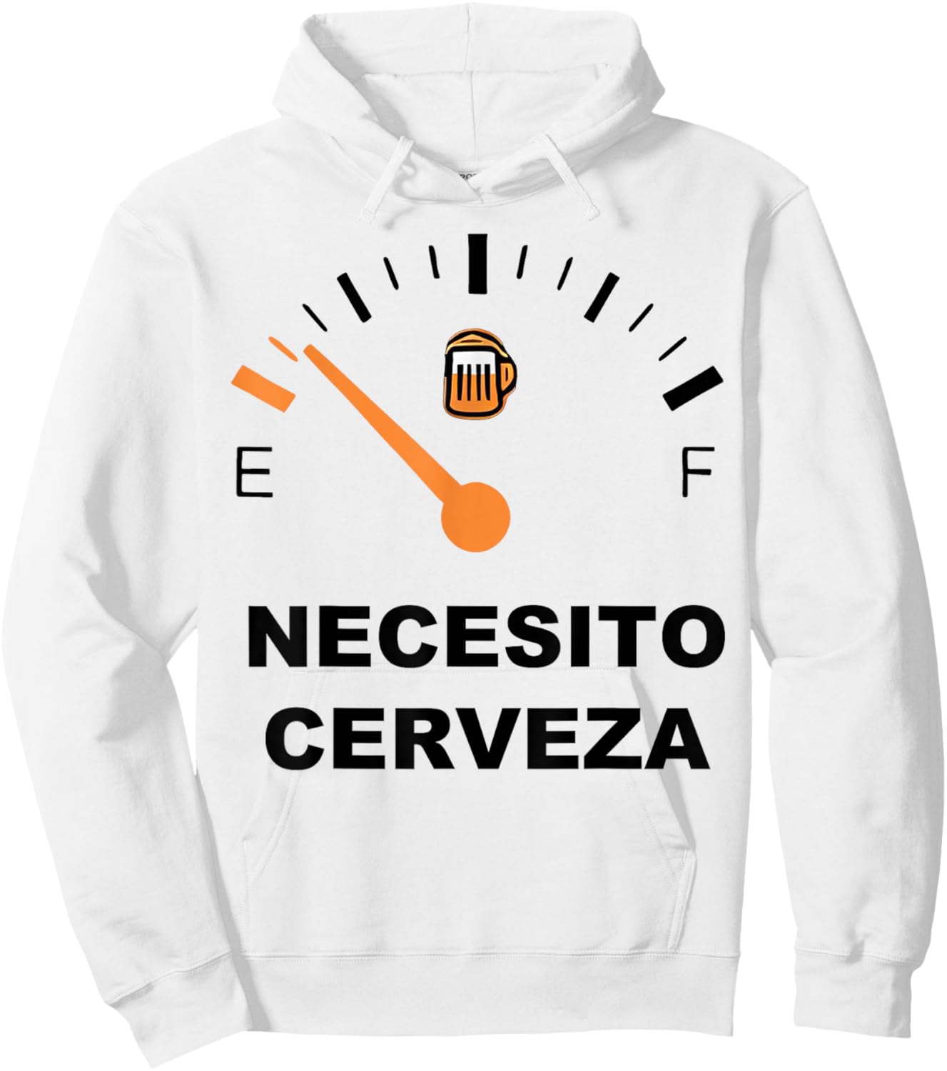 Necesito Cerveza Hoodie - Hoodie | White