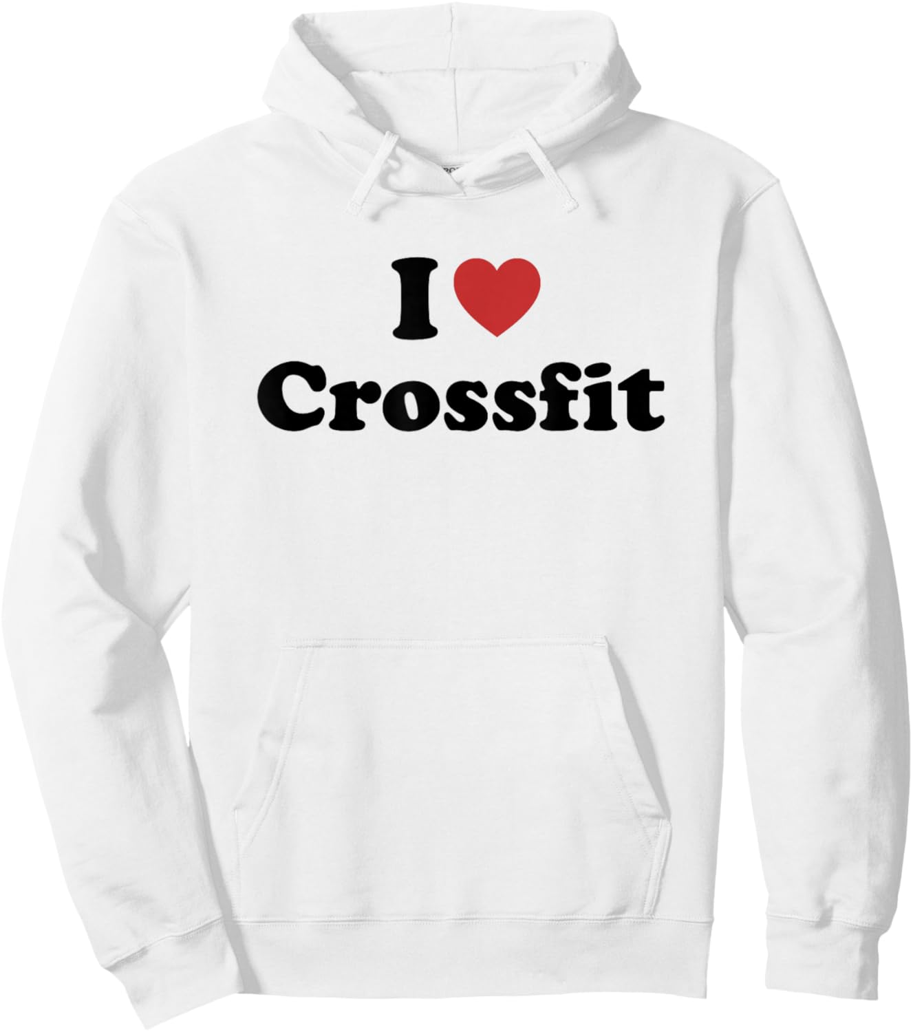 I Love Crossfit Hoodie - Hoodie | White