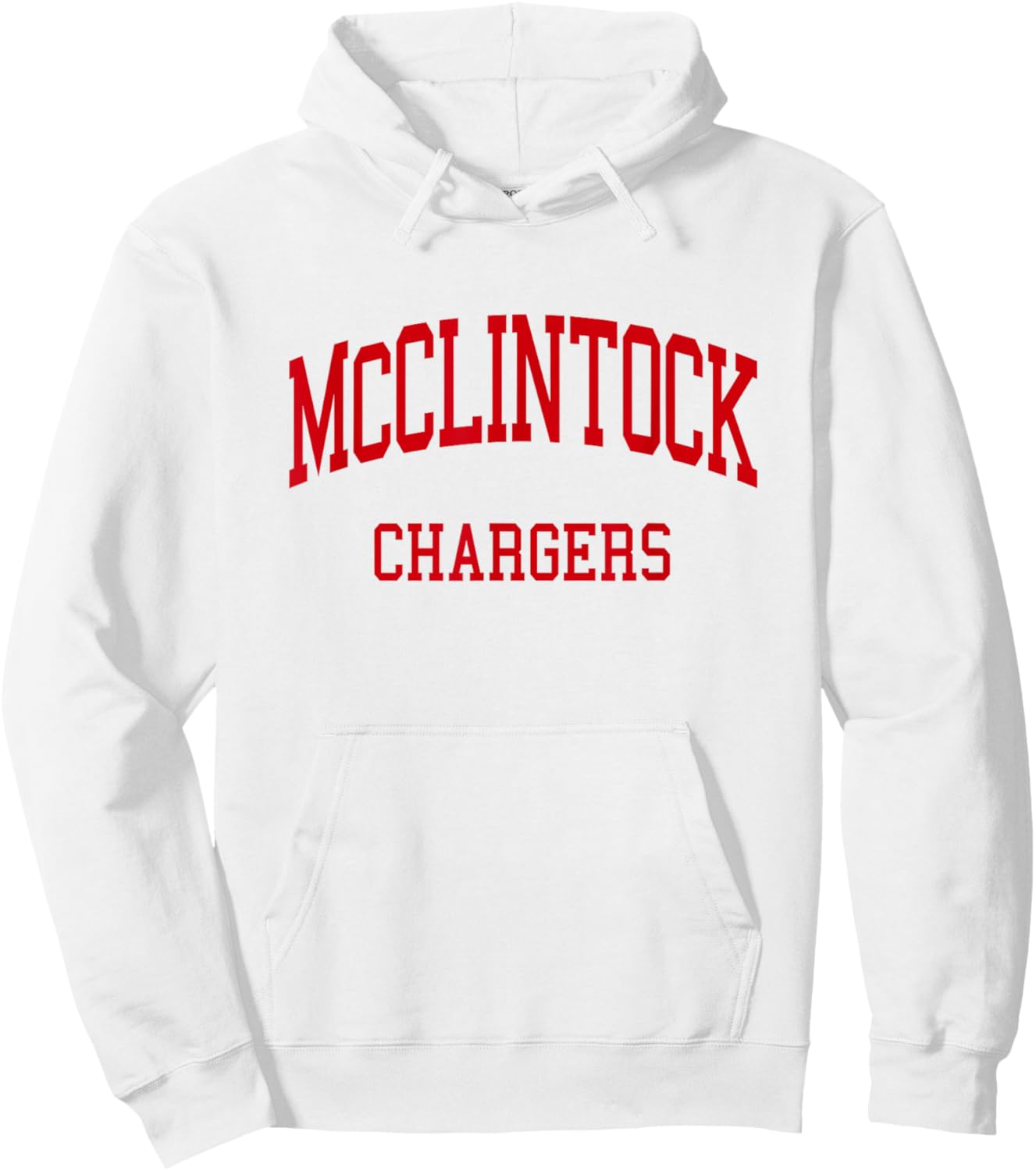 McClintock High School HS Tempe AZ Retro Hoodie - Hoodie | White
