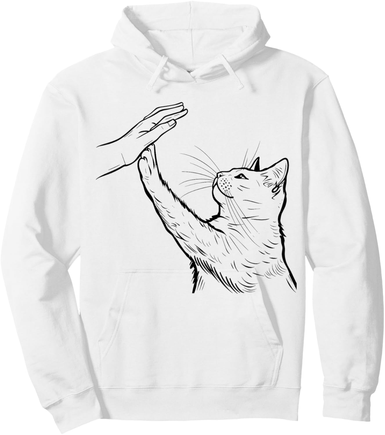 Funny Cat Dad Fathers Day Best Daddy Ever Hoodie - Hoodie | White
