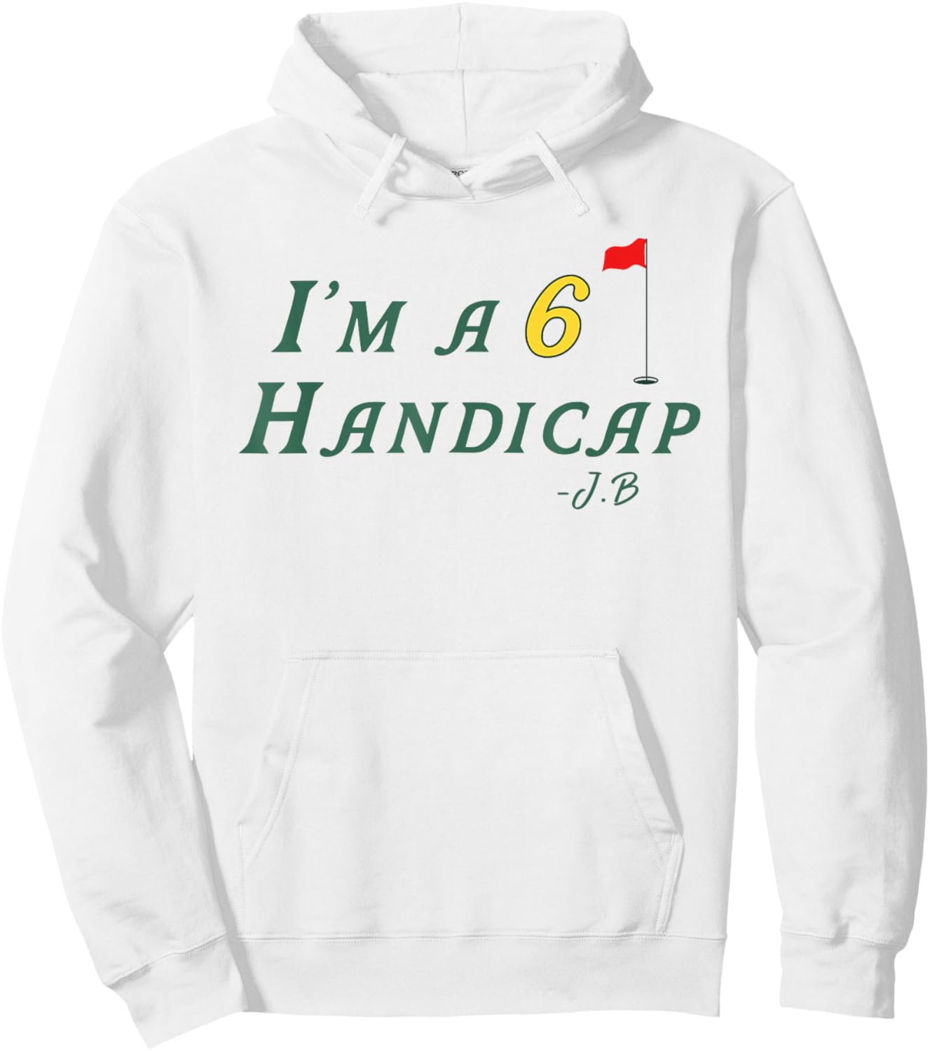 I'm A 6 Handicap Golf Vintage Biden Debate Hoodie - Hoodie | White
