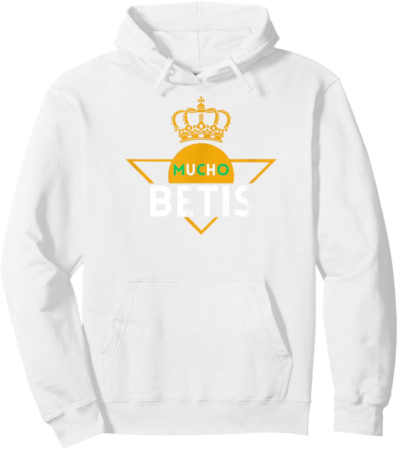 Mucho Betis - Real Fan Betis Balonpie - Hinchas Sevilla Hoodie - Hoodie | White
