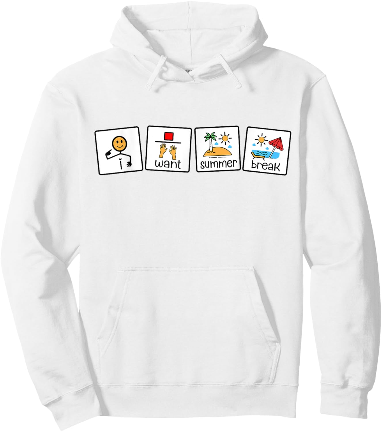 I Want Summer Break Teacher Last Day Of School Women Hoodie - Hoodie | White
