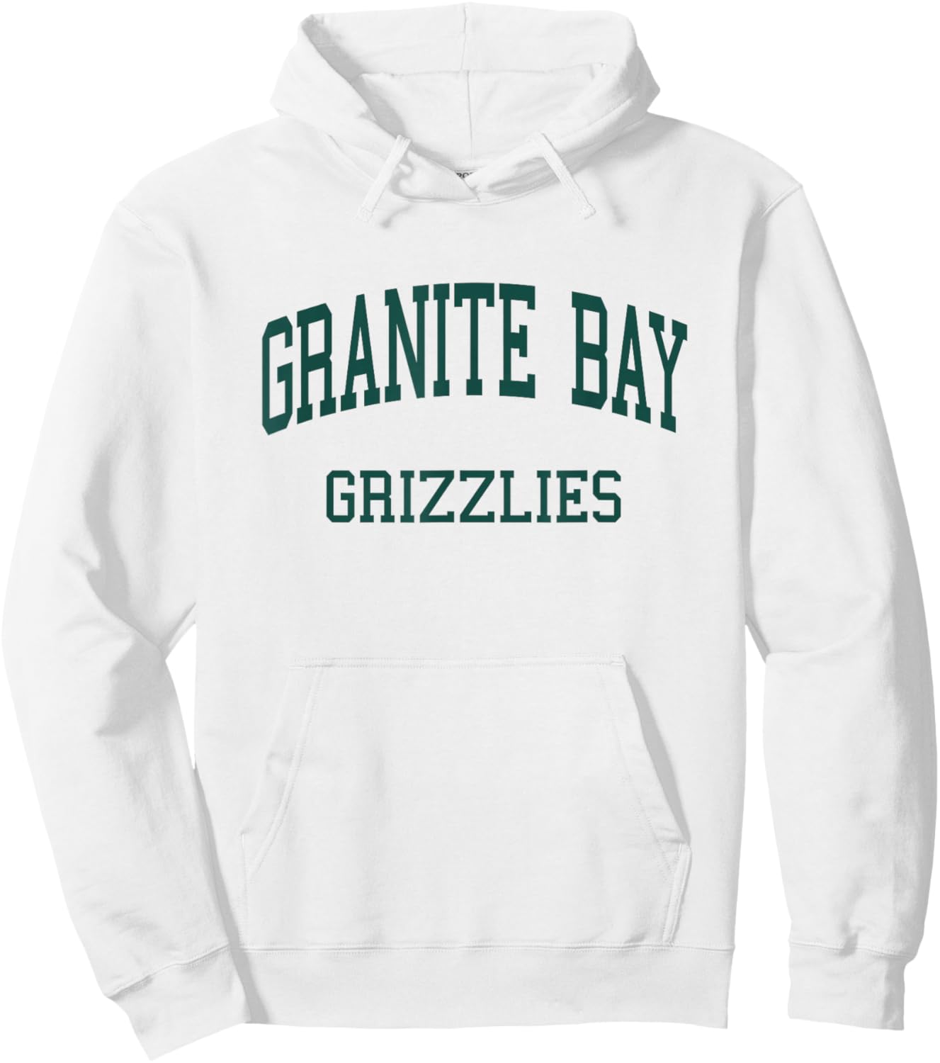 Granite Bay High School HS Granite Bay CA Retro Hoodie - Hoodie | White