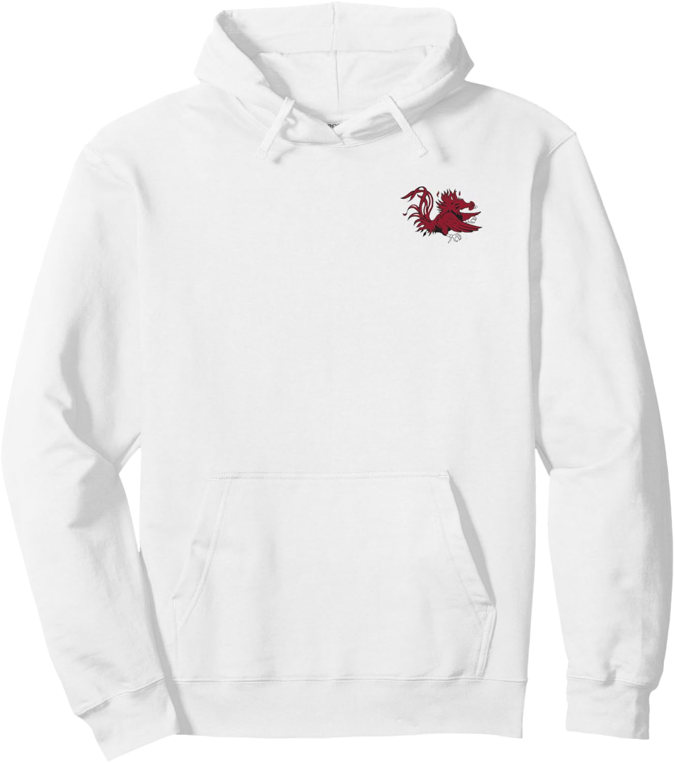 South Carolina Gamecocks Icon Front/Back Heather Gray Hoodie - Hoodie | White