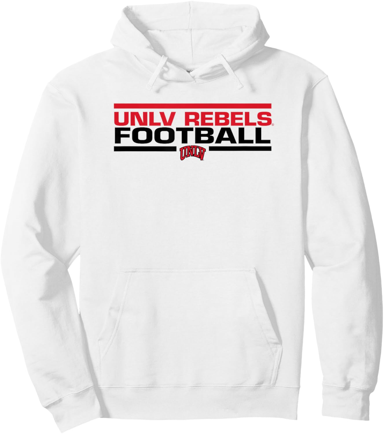 UNLV Rebels Football Tackle White Officially Licensed Hoodie - Hoodie | White