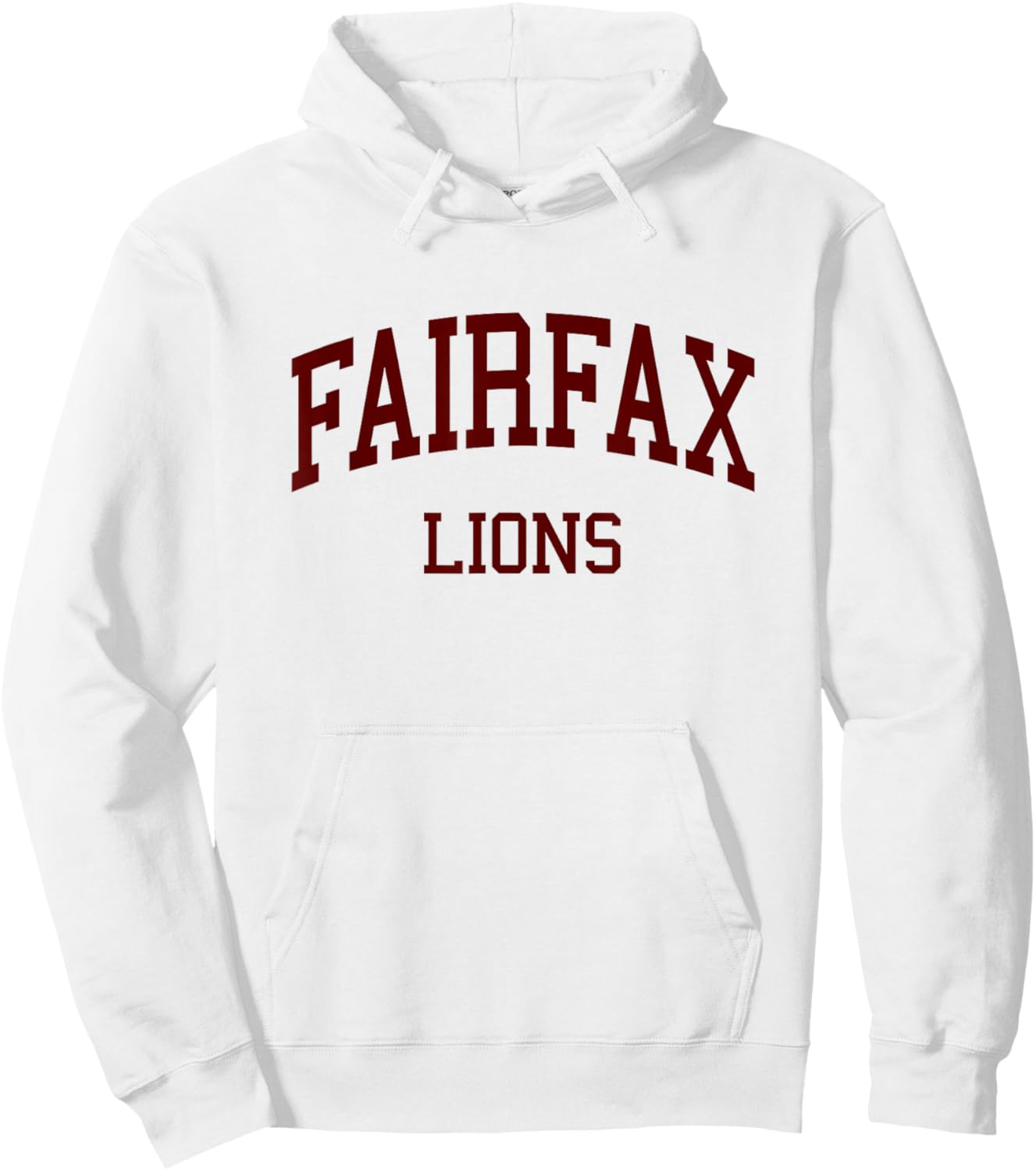 Fairfax High School HS Los Angeles CA Retro Hoodie - Hoodie | White