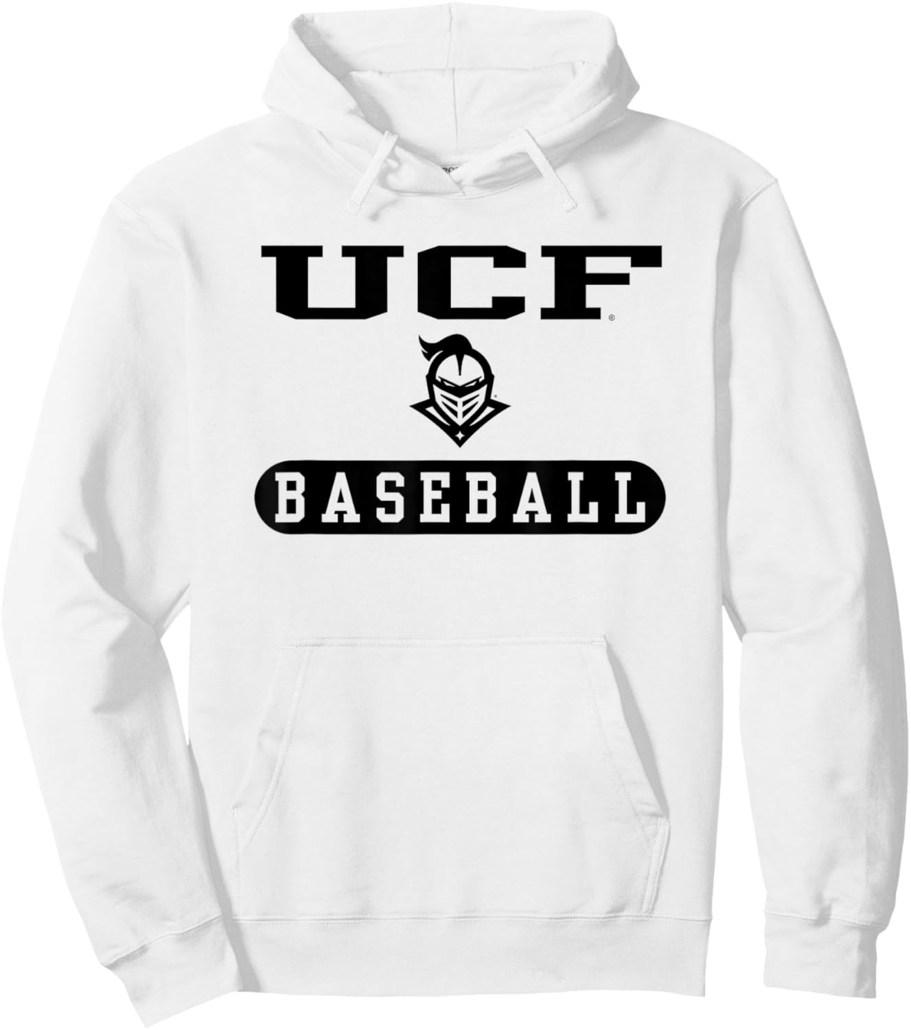 Central Florida Golden Knights Baseball Logo Hoodie - Hoodie | White