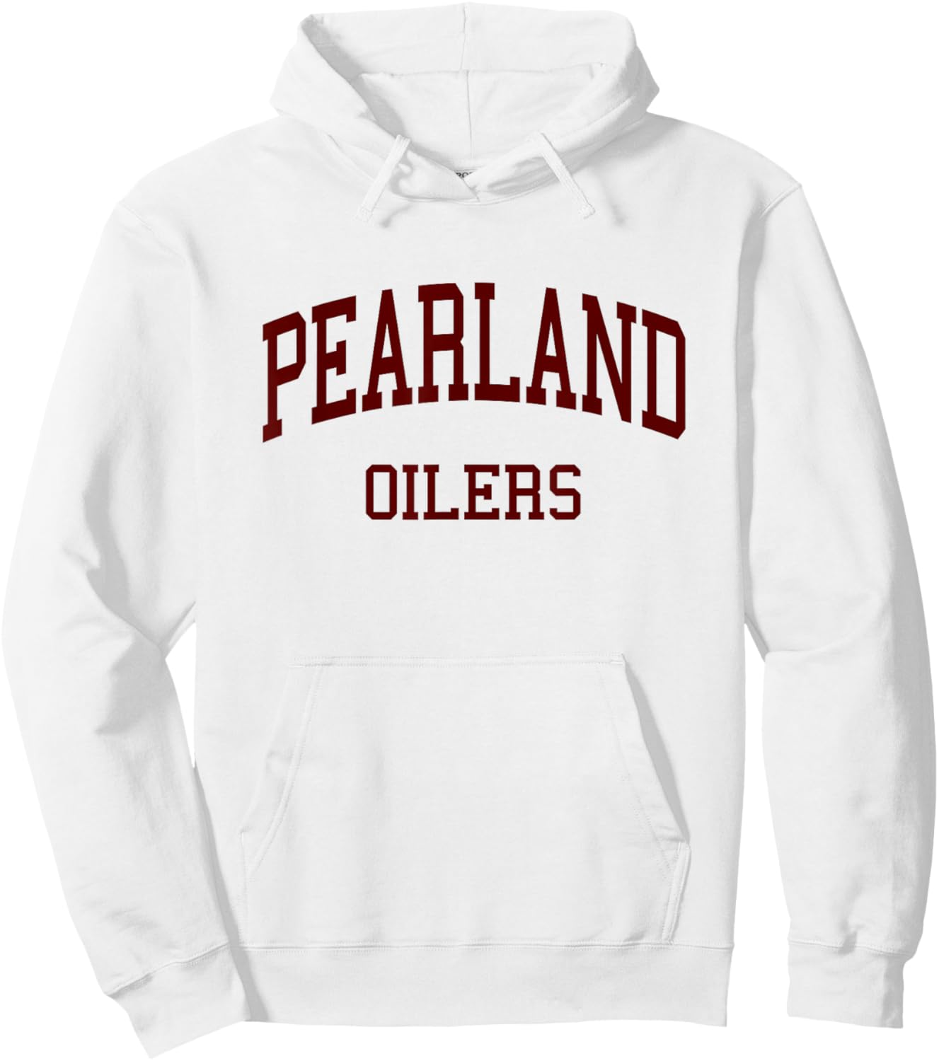 Pearland High School HS Pearland TX Retro Hoodie - Hoodie | White