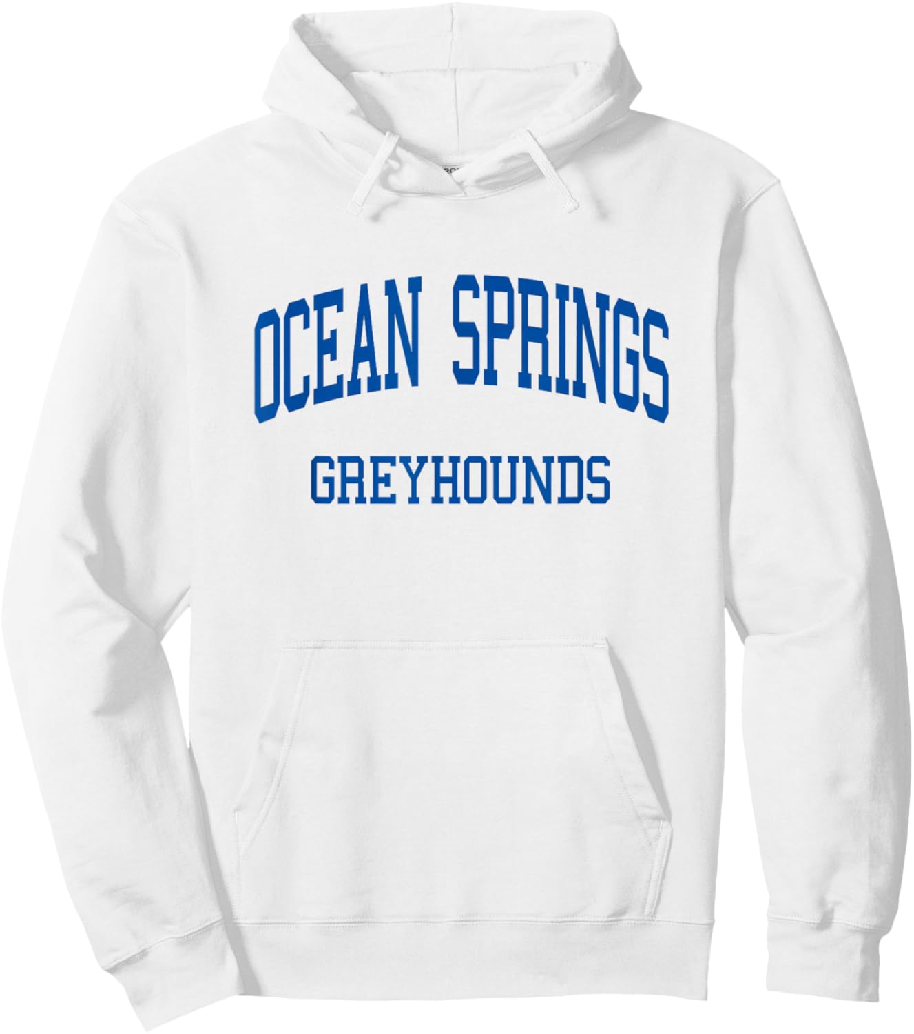 Ocean Springs High School HS Ocean Springs MS Retro Hoodie - Hoodie | White