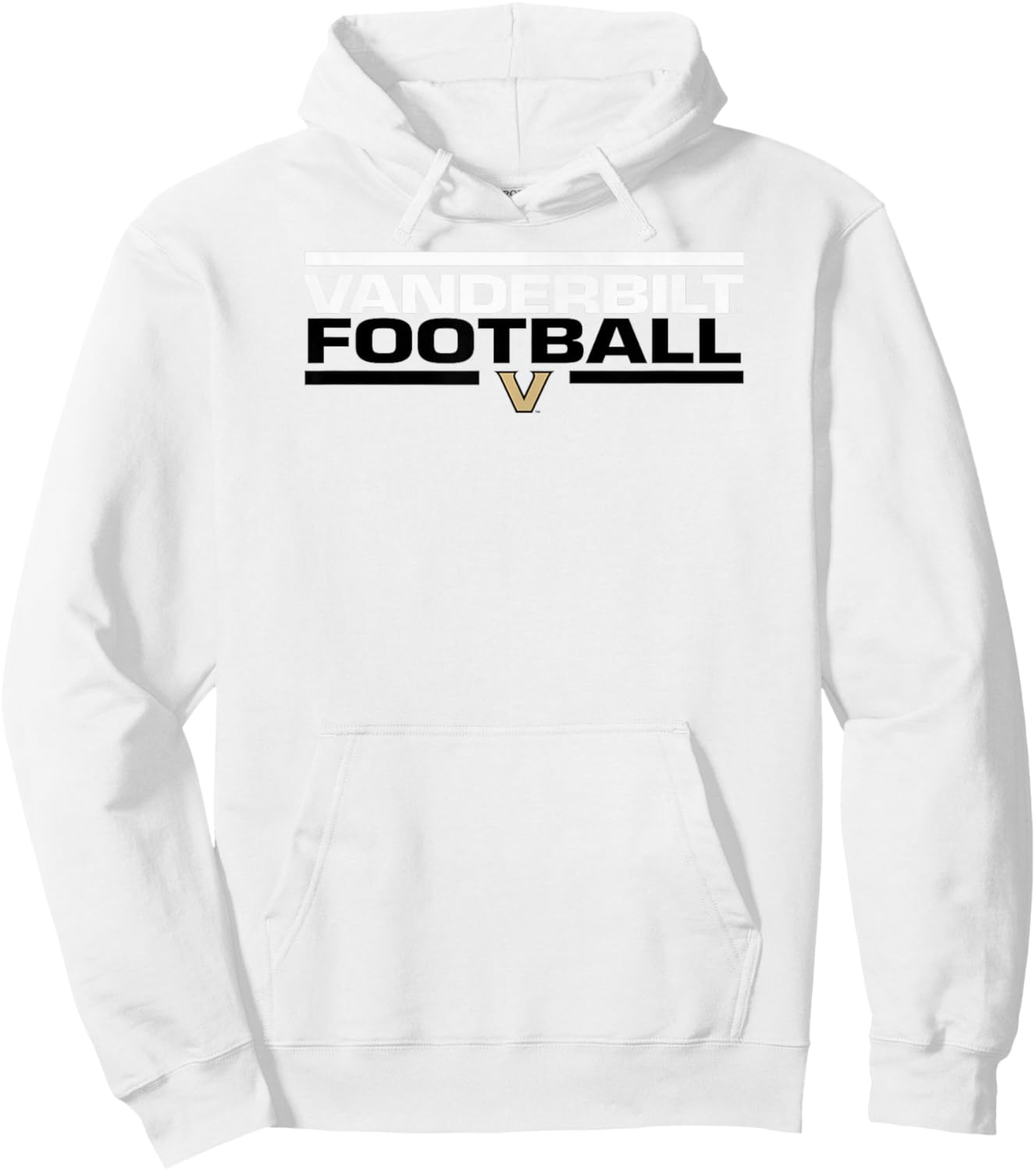 Vanderbilt Commodores Football Tackle Gray Hoodie - Hoodie | White