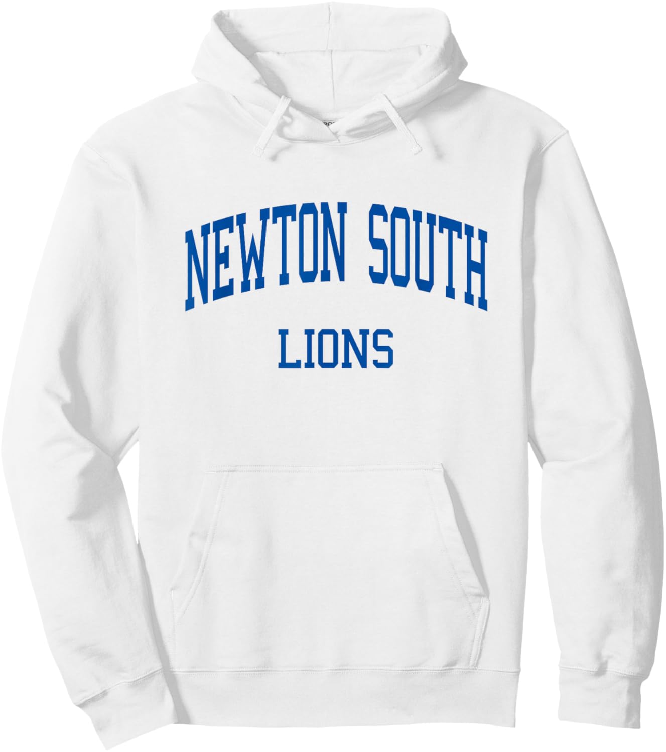 Newton South High School HS Newton Centre MA Retro Hoodie - Hoodie | White