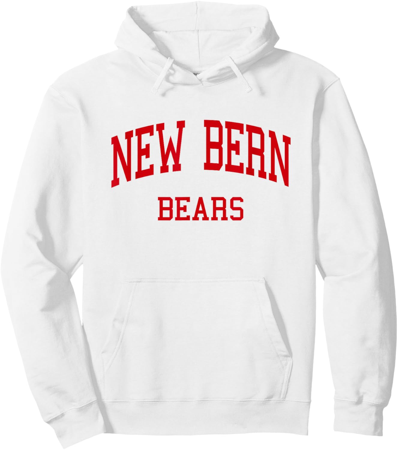 New Bern High School HS New Bern NC Retro Hoodie - Hoodie | White