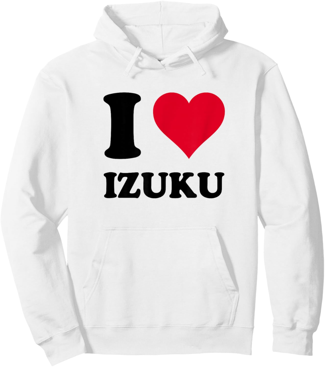 I Love Izuku Hoodie - Hoodie | White