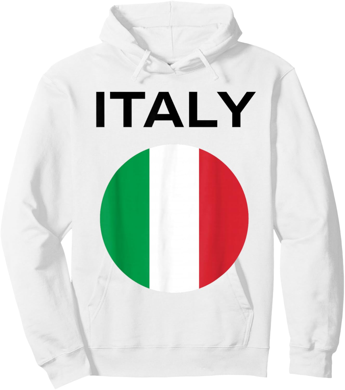 Italy Flag Modern Hoodie - Hoodie | White