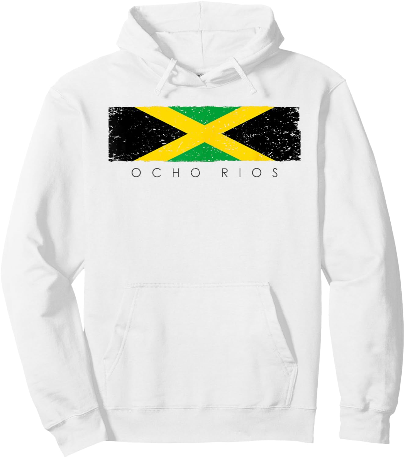 Vintage Ocho Rios Jamaica Vacation | Jamaica Lover Hoodie - Hoodie | White