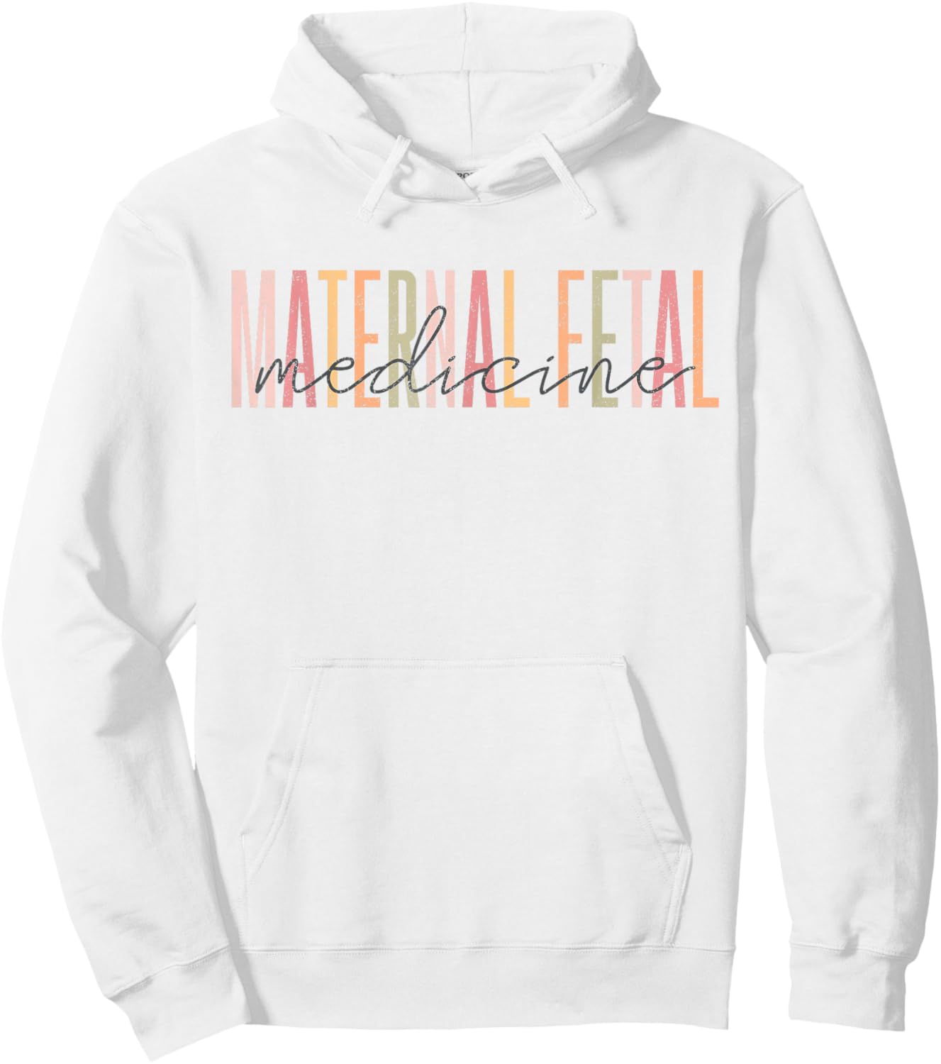 Maternal Fetal Medicine Sonographer MFM Sonographer Caring f Hoodie - Hoodie | White