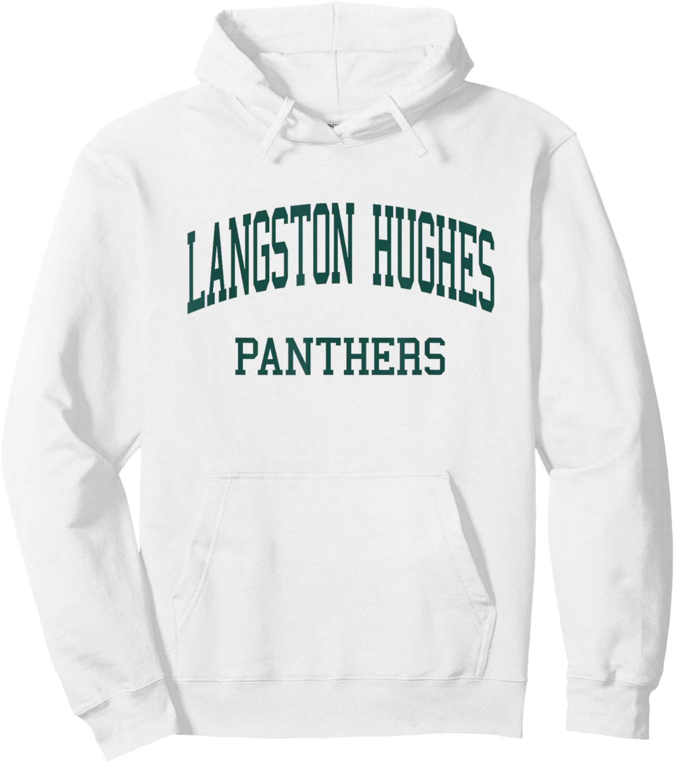 Langston Hughes High School HS Fairburn GA Retro Hoodie - Hoodie | White