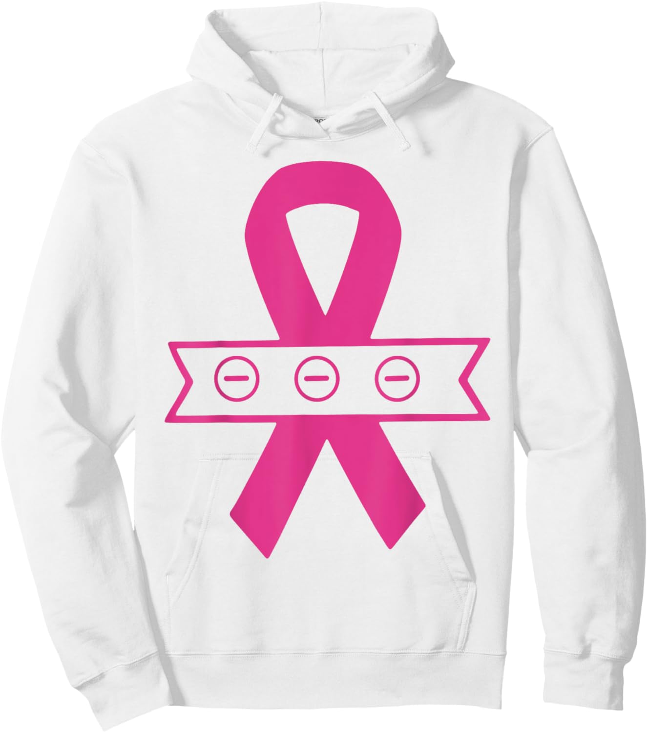 Triple Negative Breast Cancer Shirt Cancer Warrior Pink Rib Hoodie - Hoodie | White