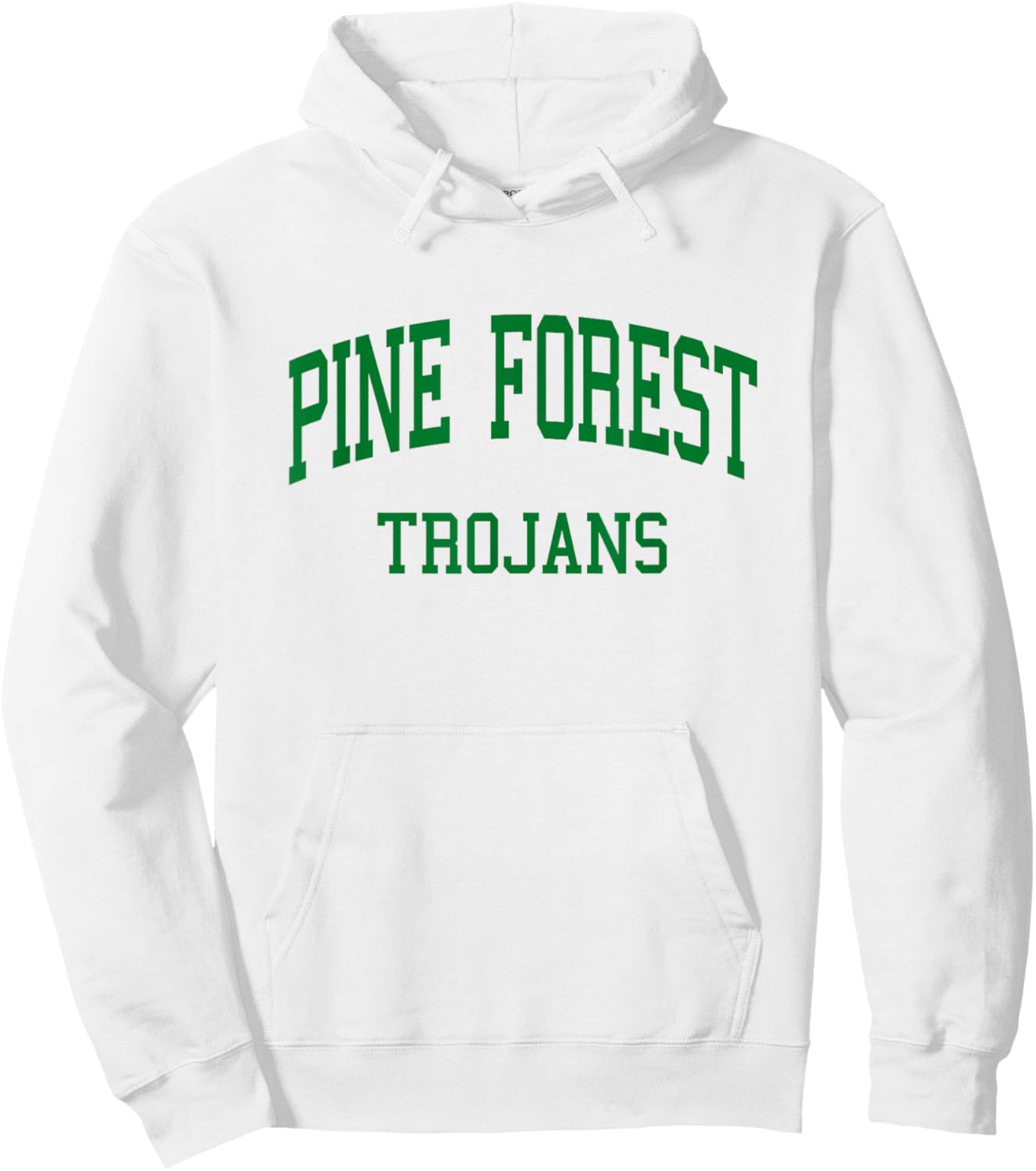 Pine Forest High School HS Fayetteville NC Retro Hoodie - Hoodie | White