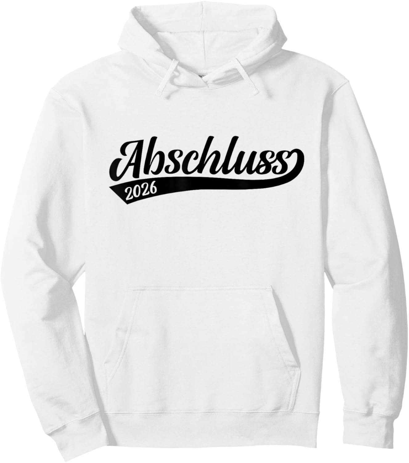 Abschluss 2026 Schule geschafft Schulabschluss bestanden Hoodie - Hoodie | White