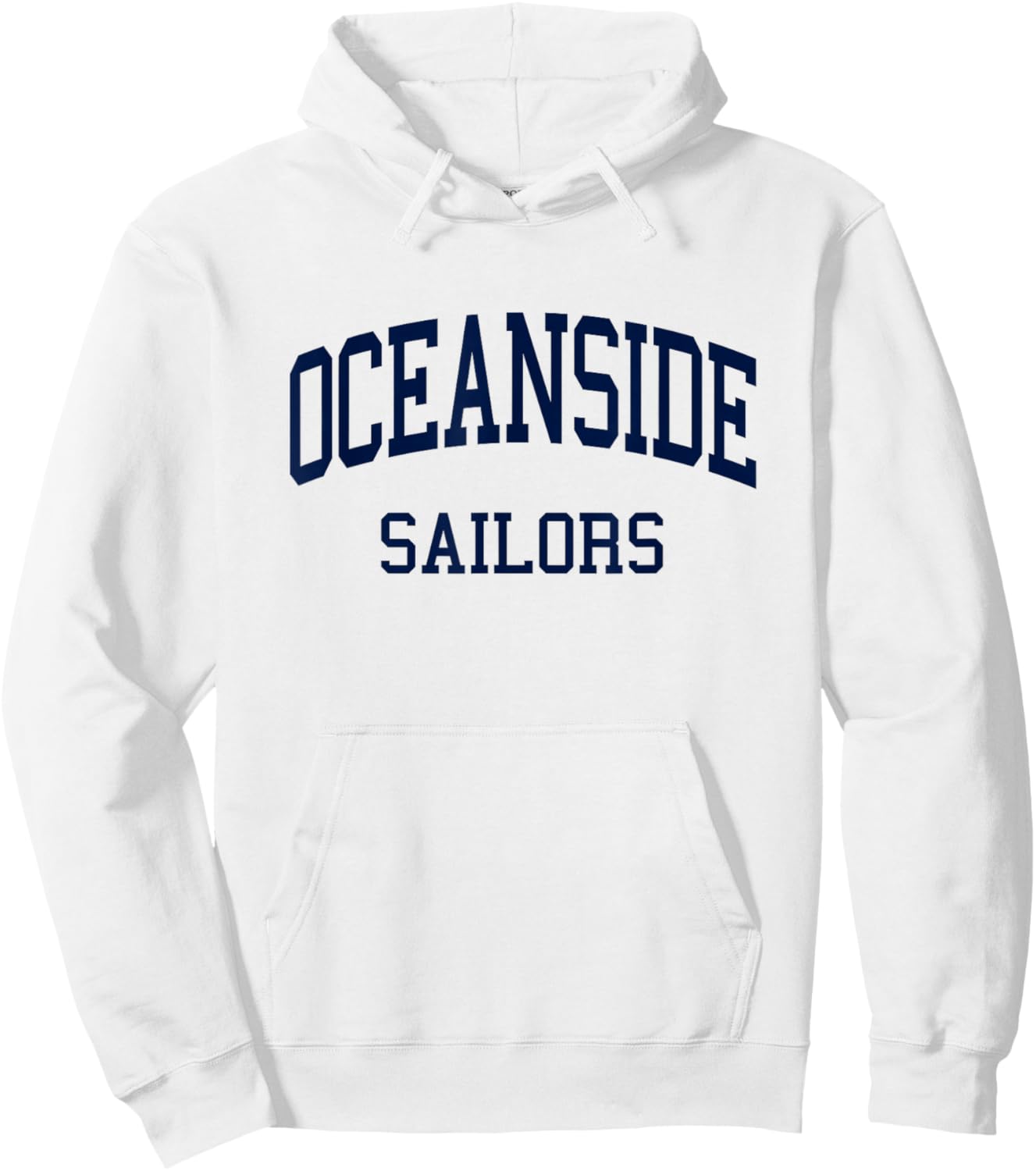 Oceanside High School HS Oceanside NY Retro Hoodie - Hoodie | White