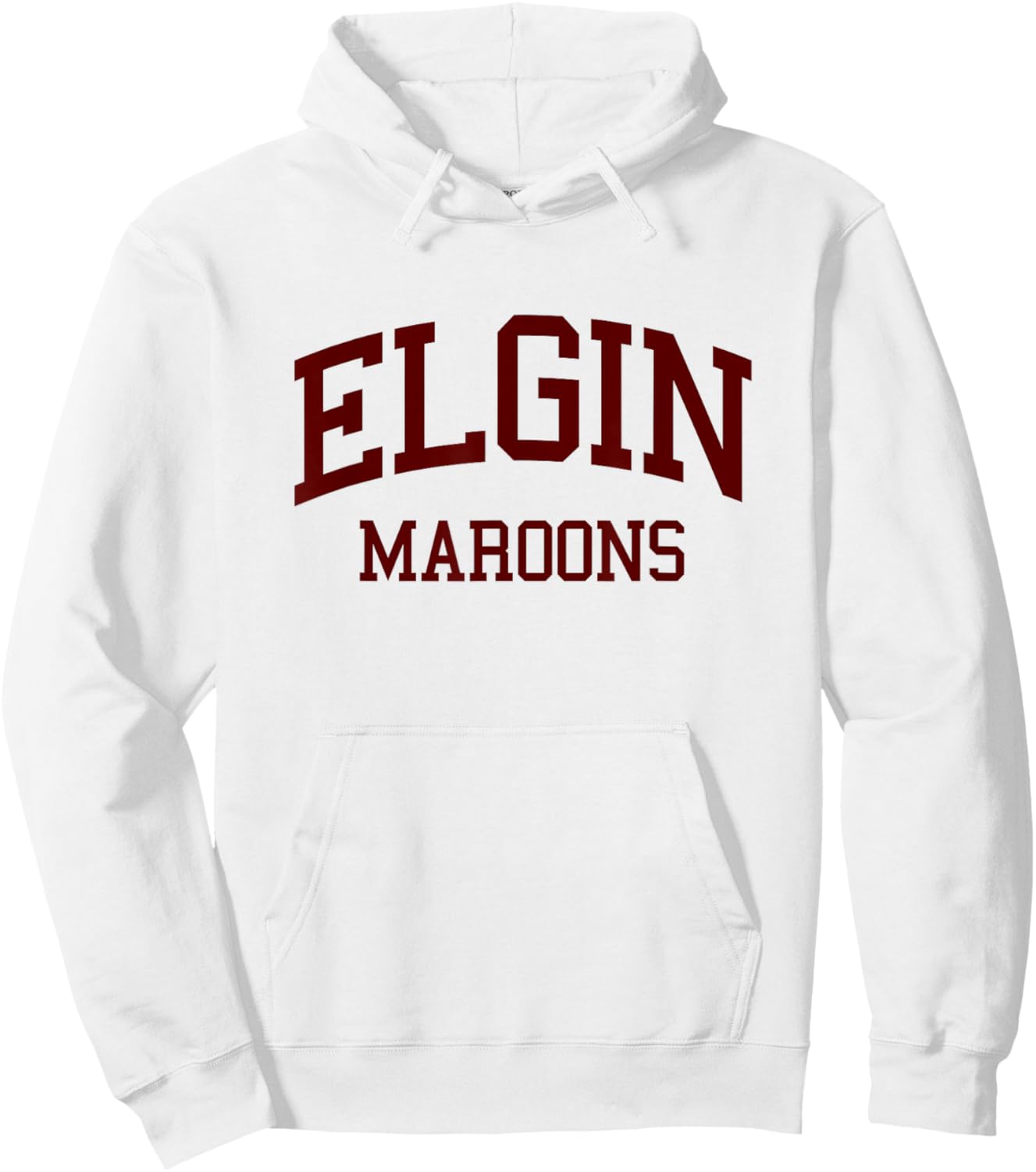 Elgin High School HS Elgin IL Retro Hoodie - Hoodie | White