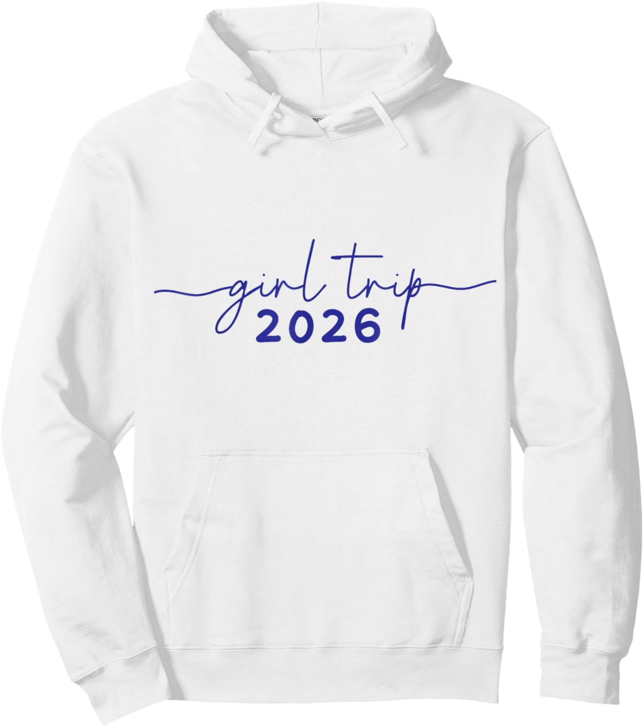Girl Trip 2026 Squad Vacation Souvenir Hoodie - Hoodie | White
