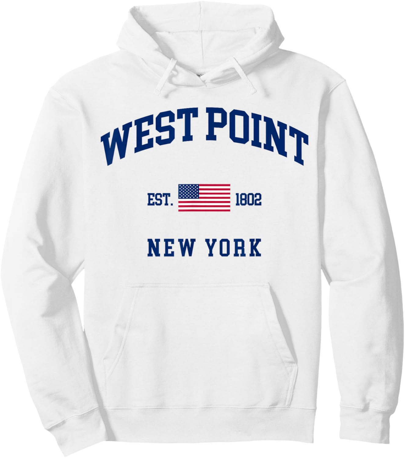 West Point Home West Point Cadeau de West Point New York Hoodie - Hoodie | White