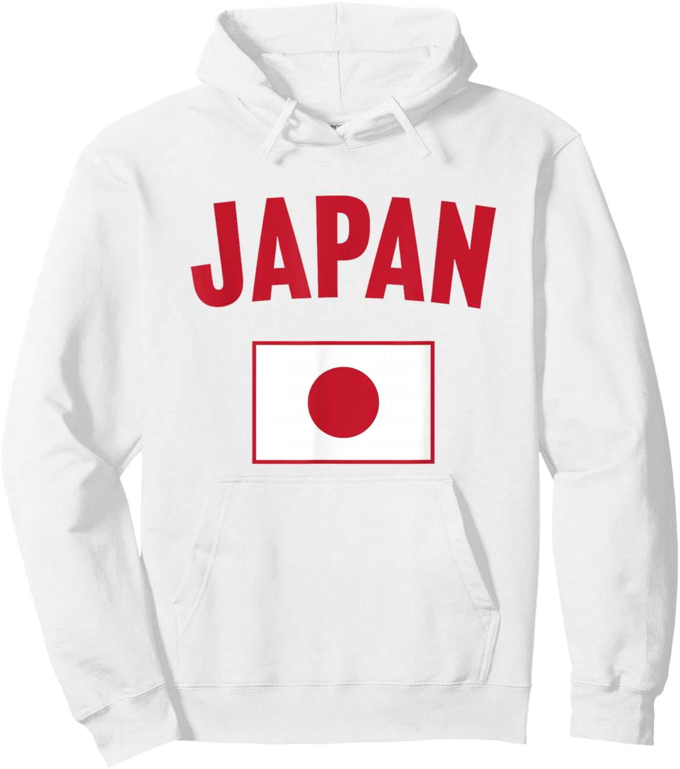 Japan Flag Hoodie - Hoodie | White