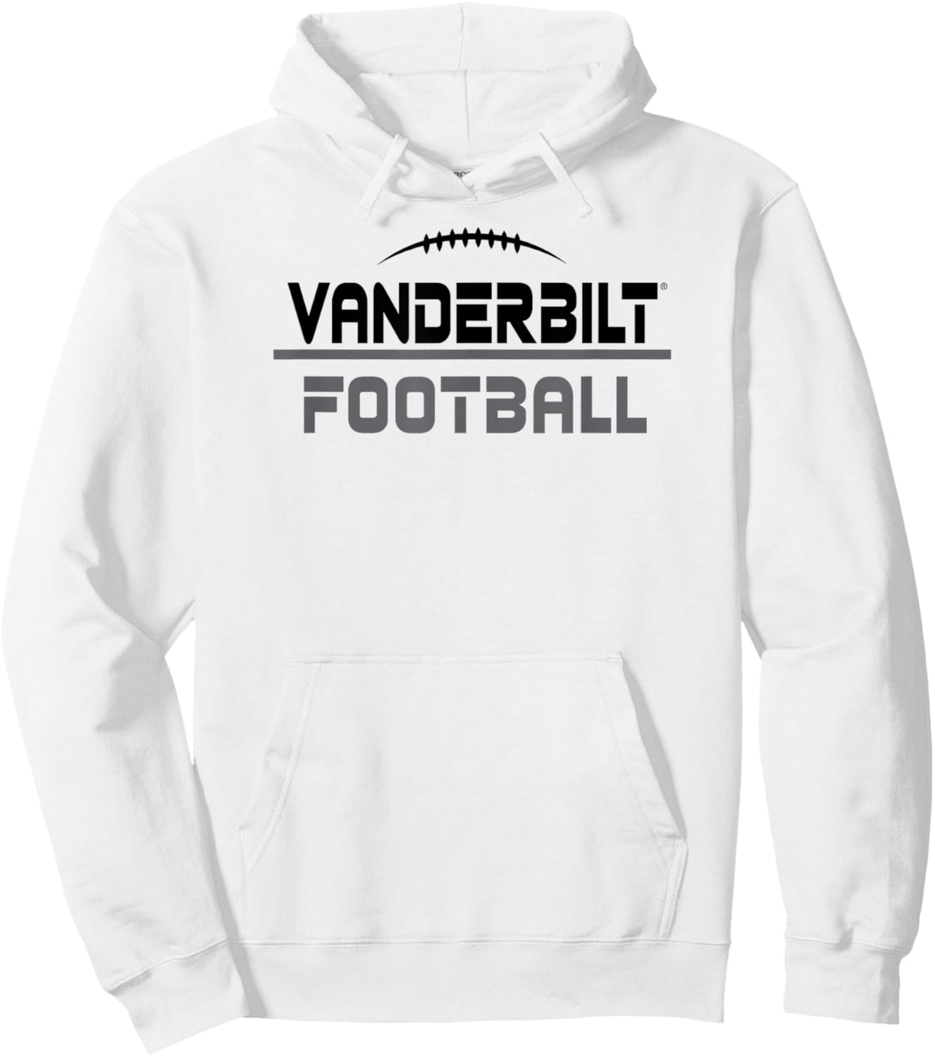 Vanderbilt Commodores Football Scramble Logo Hoodie - Hoodie | White