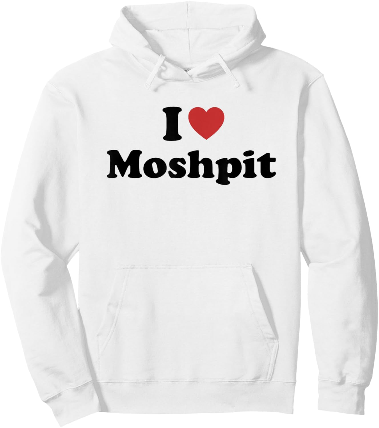 I Love Moshpit Hoodie - Hoodie | White