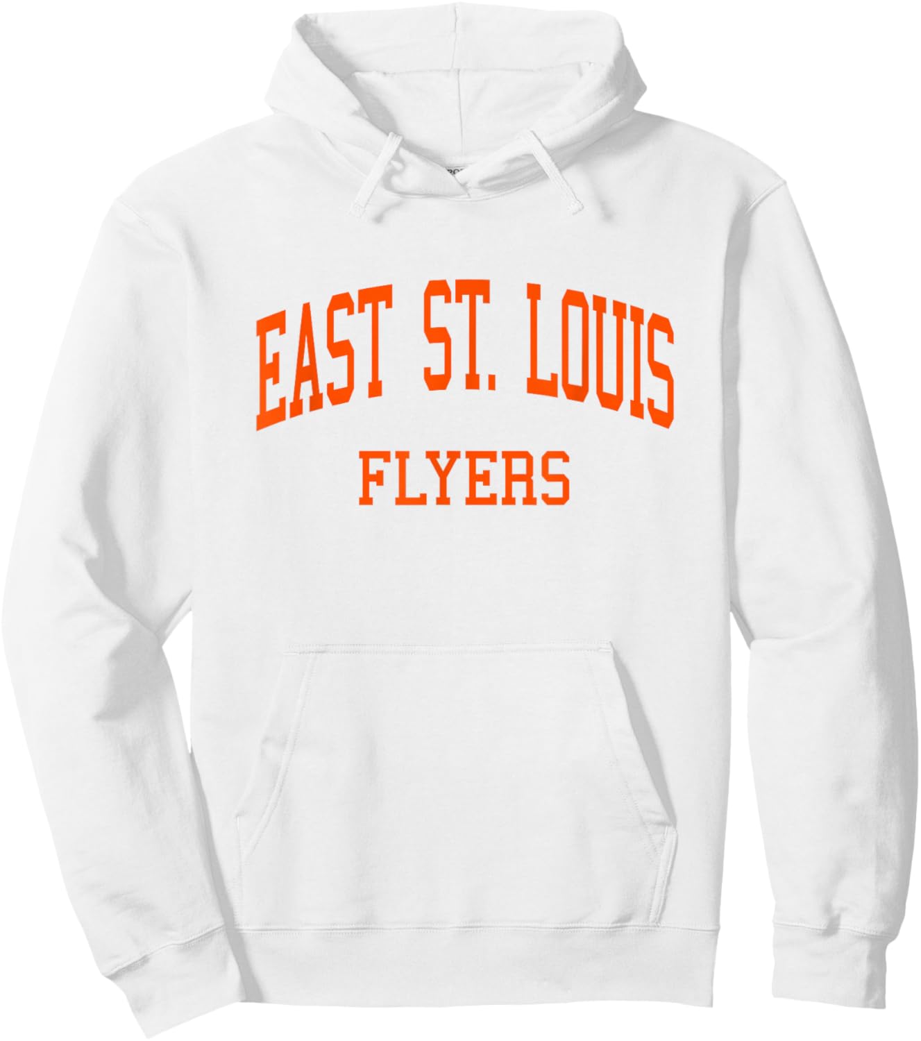 East St. Louis High School HS East Saint Louis IL Retro Hoodie - Hoodie | White