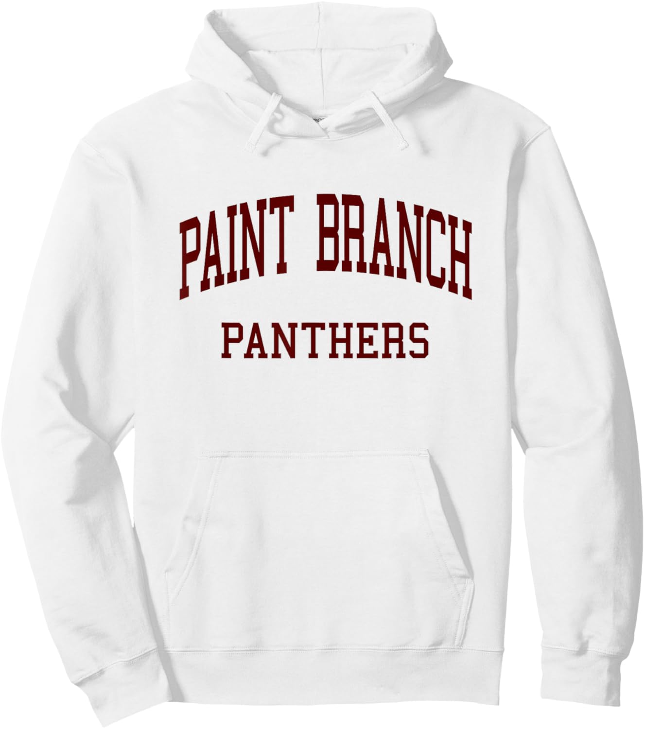 Paint Branch High School HS Burtonsville MD Retro Hoodie - Hoodie | White