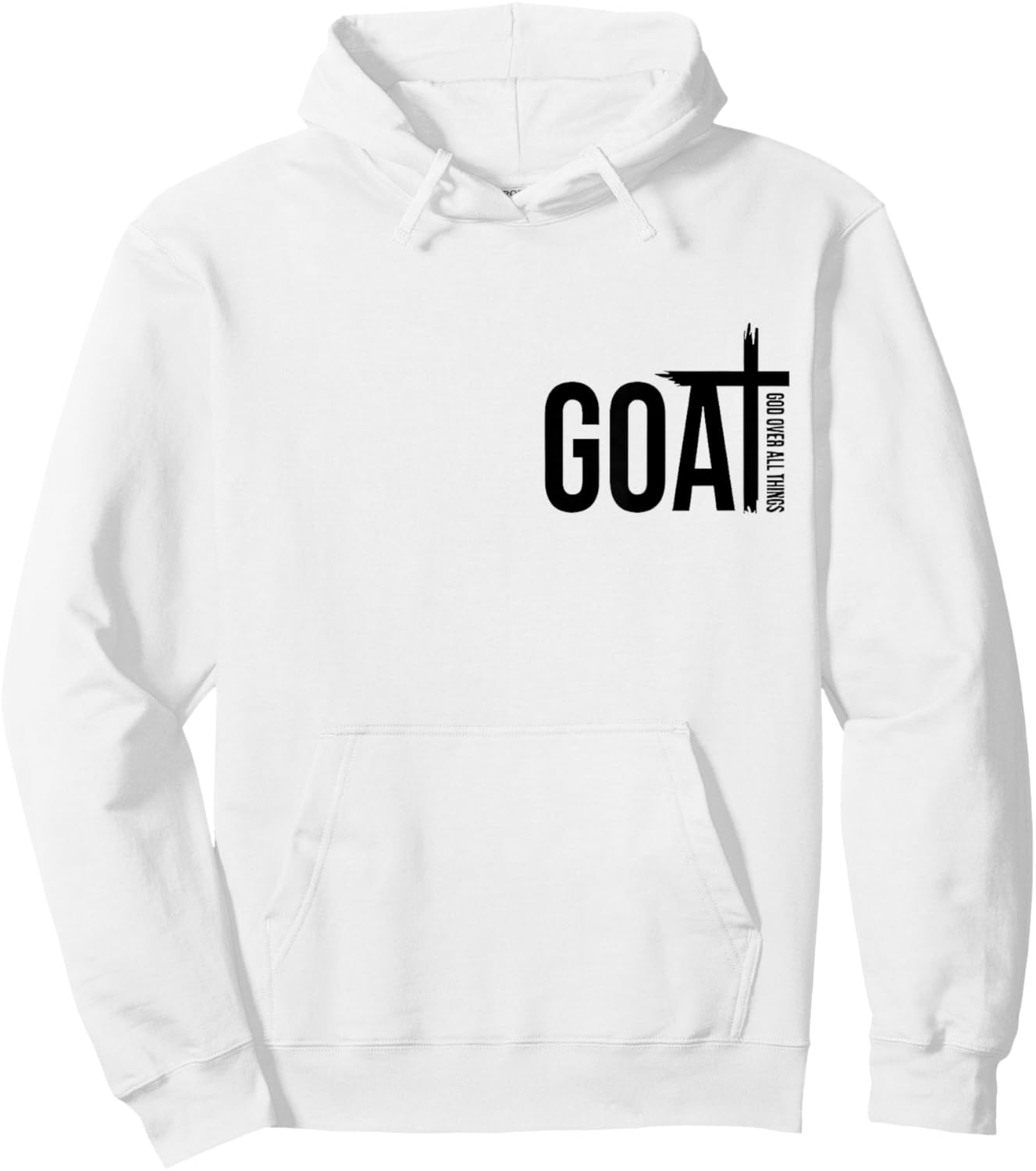 Goat God Over All Things Hoodie - Hoodie | White
