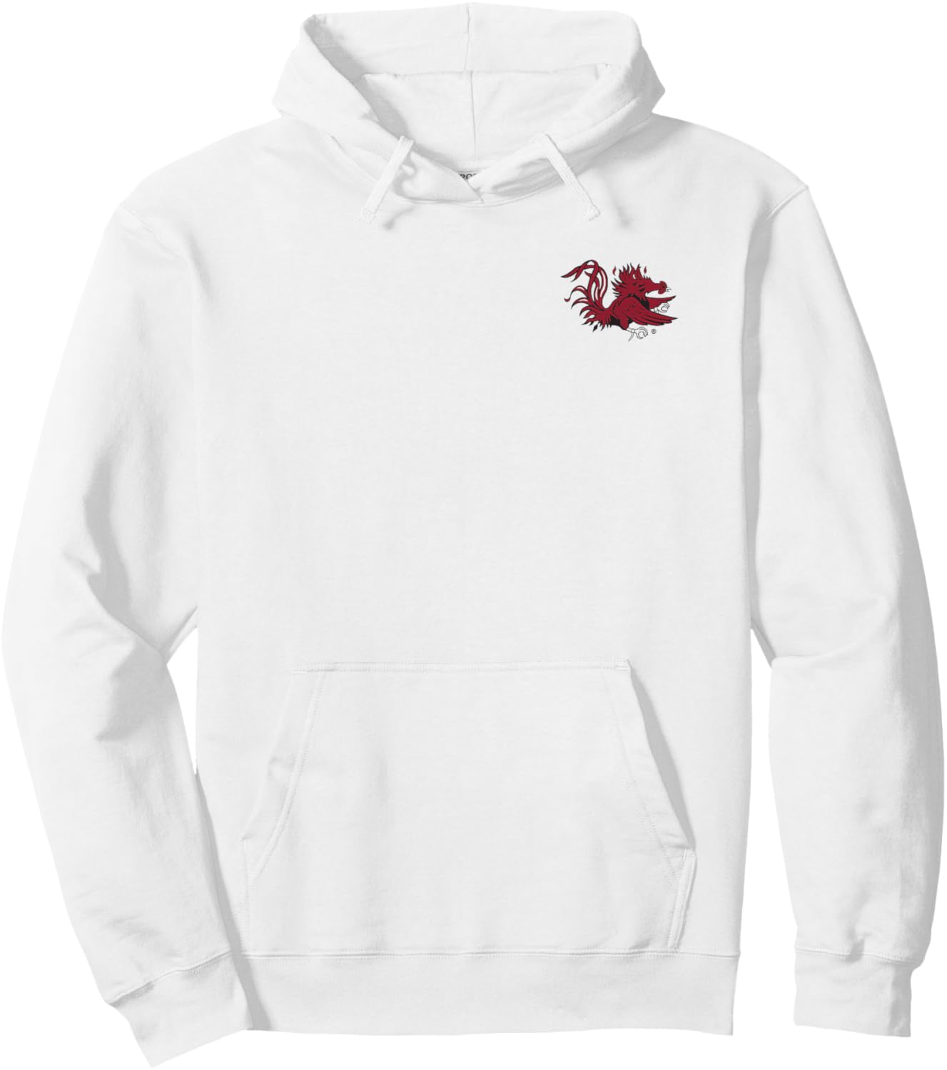 South Carolina Gamecocks Icon Front/Back White Hoodie - Hoodie | White