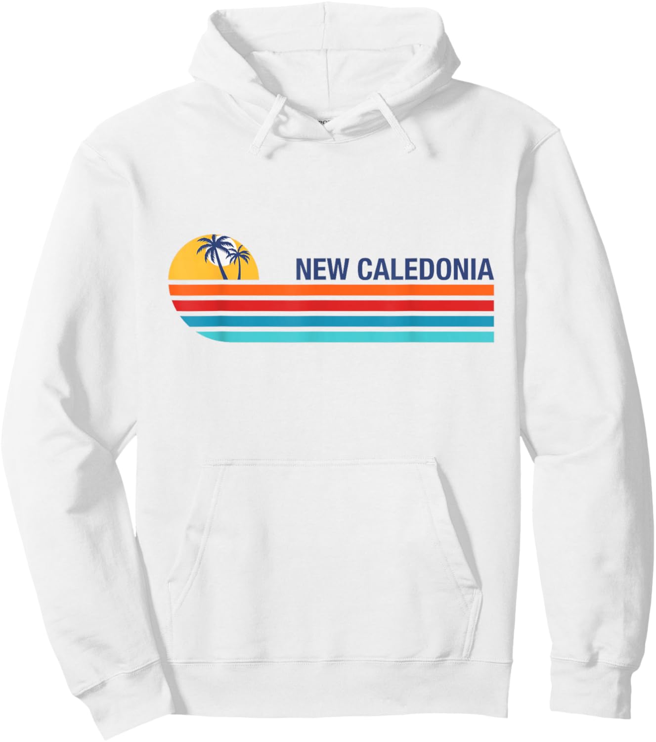 Paysage coloré de Nouvelle-Calédonie Hoodie - Hoodie | White