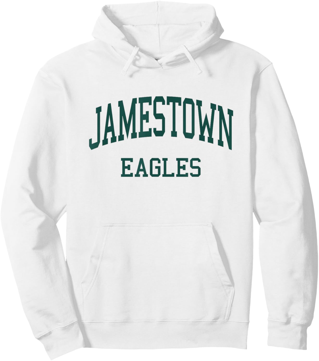 Jamestown High School HS Williamsburg VA Retro Hoodie - Hoodie | White