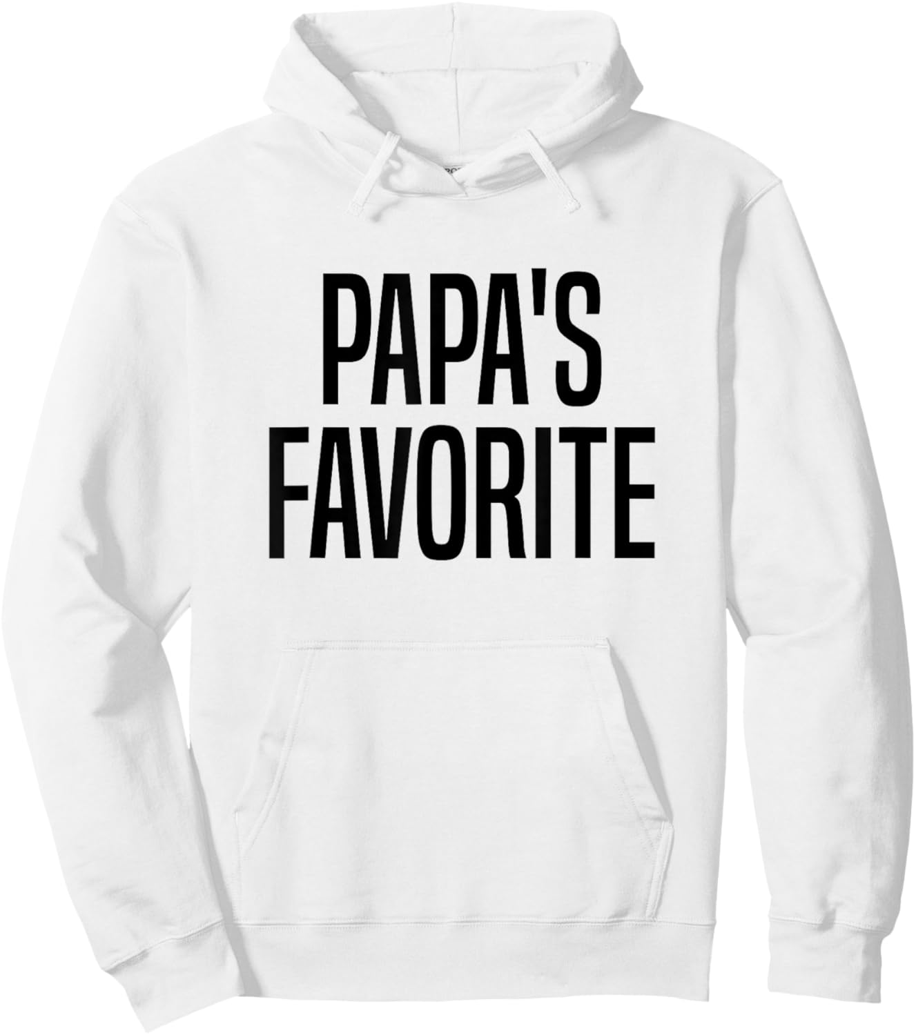 Papa's Favorite Grandchild Hoodie - Hoodie | White