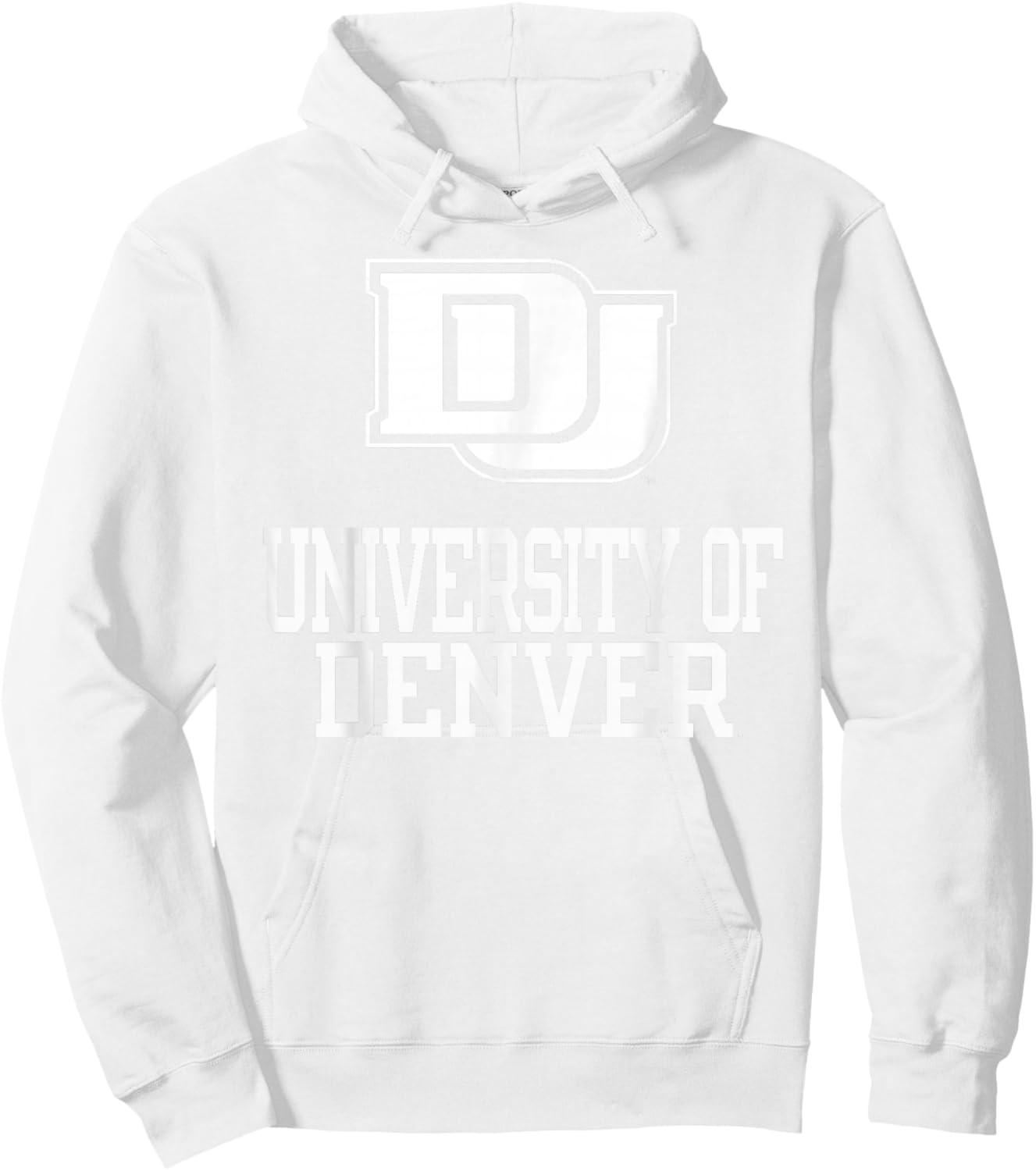 Denver Pioneers Sportsmanship Red Officially Licensed Hoodie - Hoodie | White
