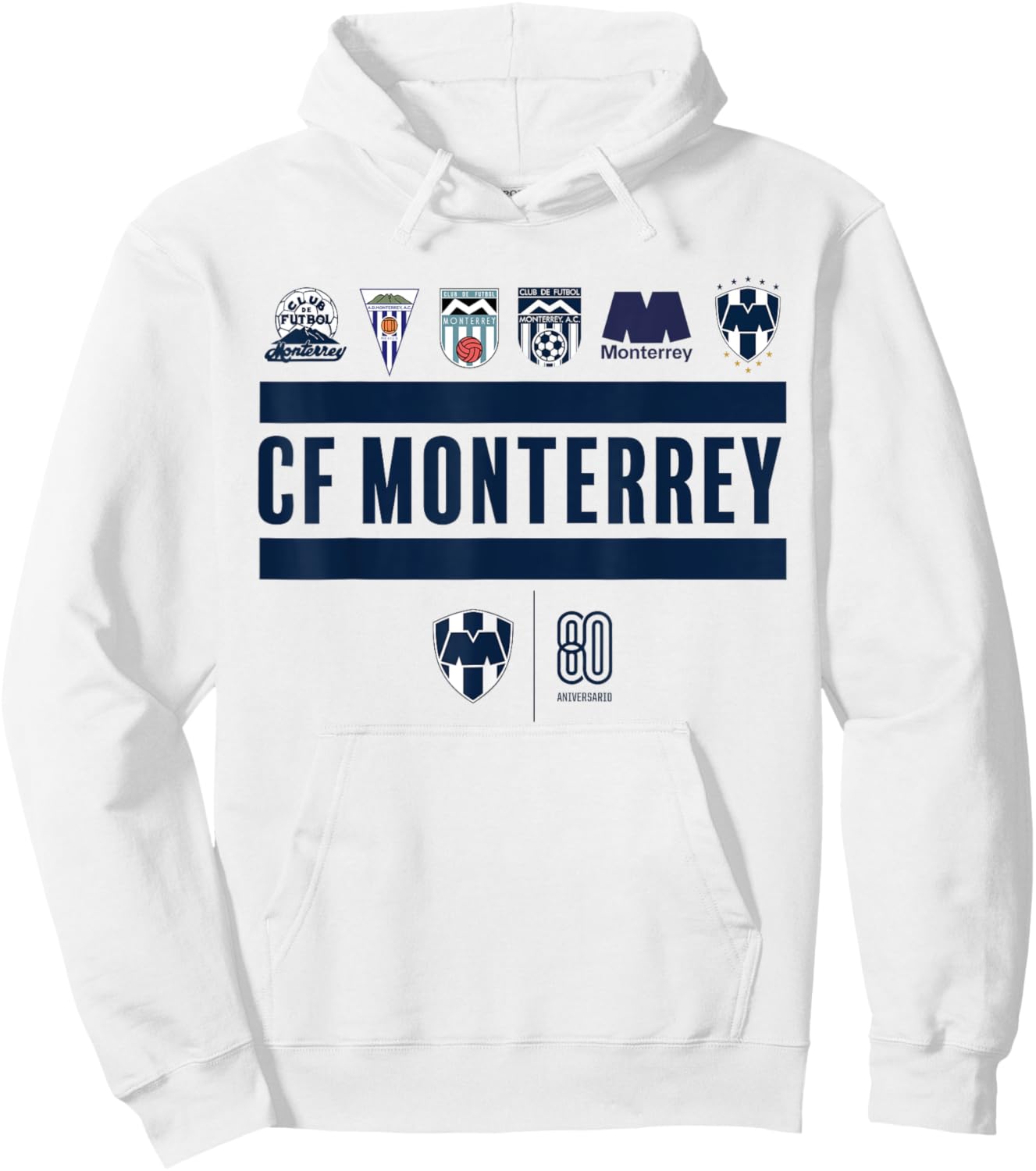 Stripes of Monterrey Anniversary N°80 Hoodie - Hoodie | White