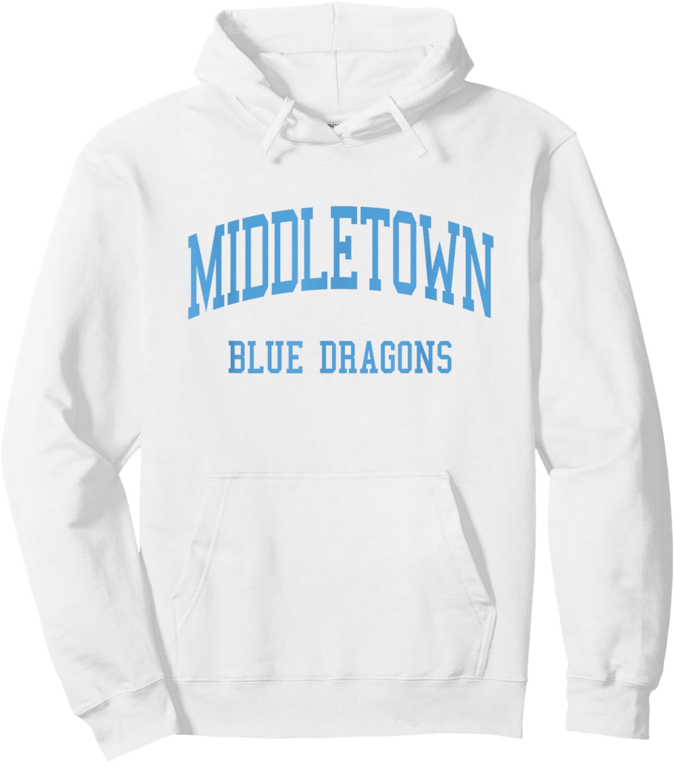 Middletown High School HS Middletown CT Retro Hoodie - Hoodie | White