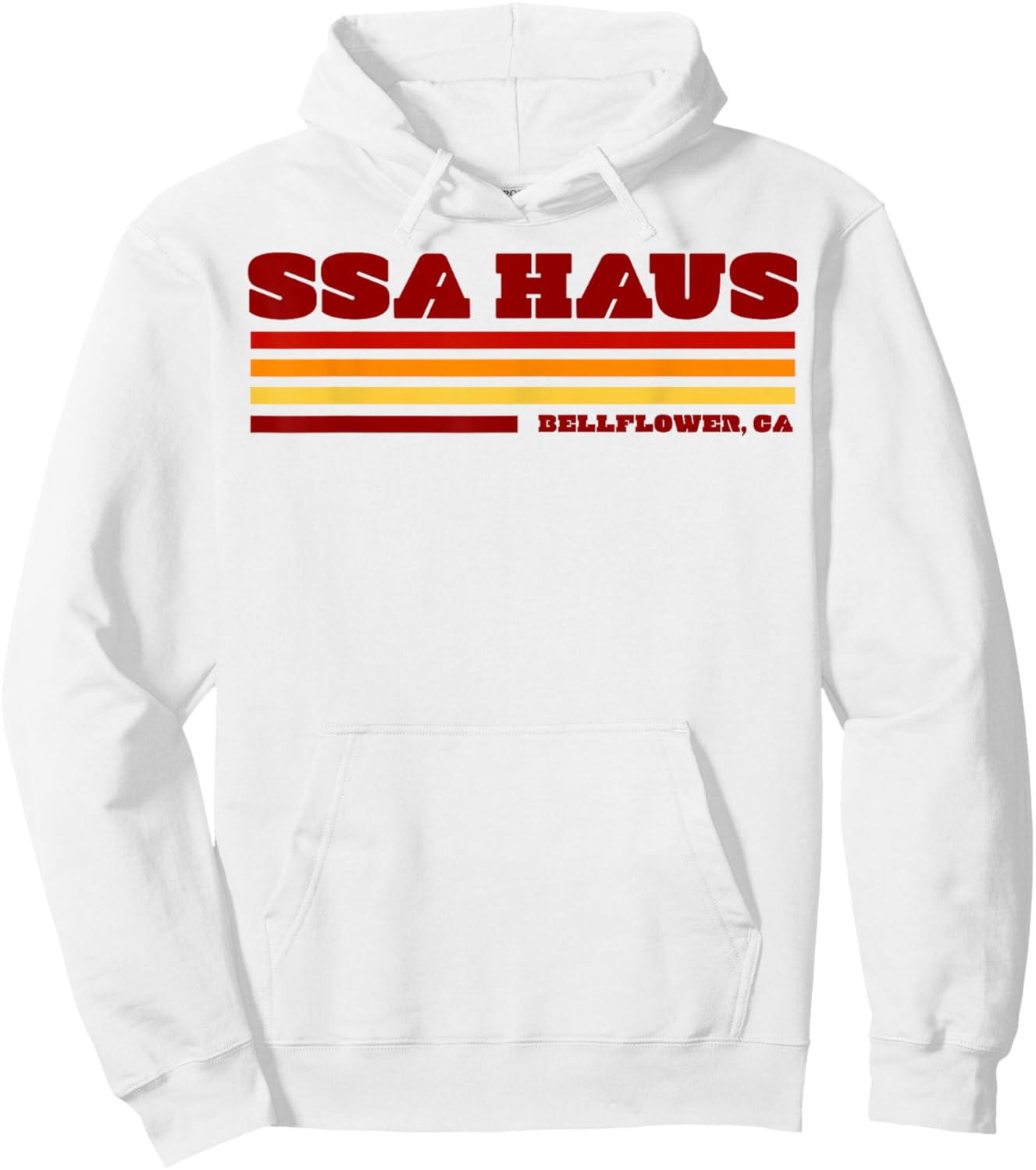 SSA House Retro Bellflower Lifestyle Hoodie - Hoodie | White