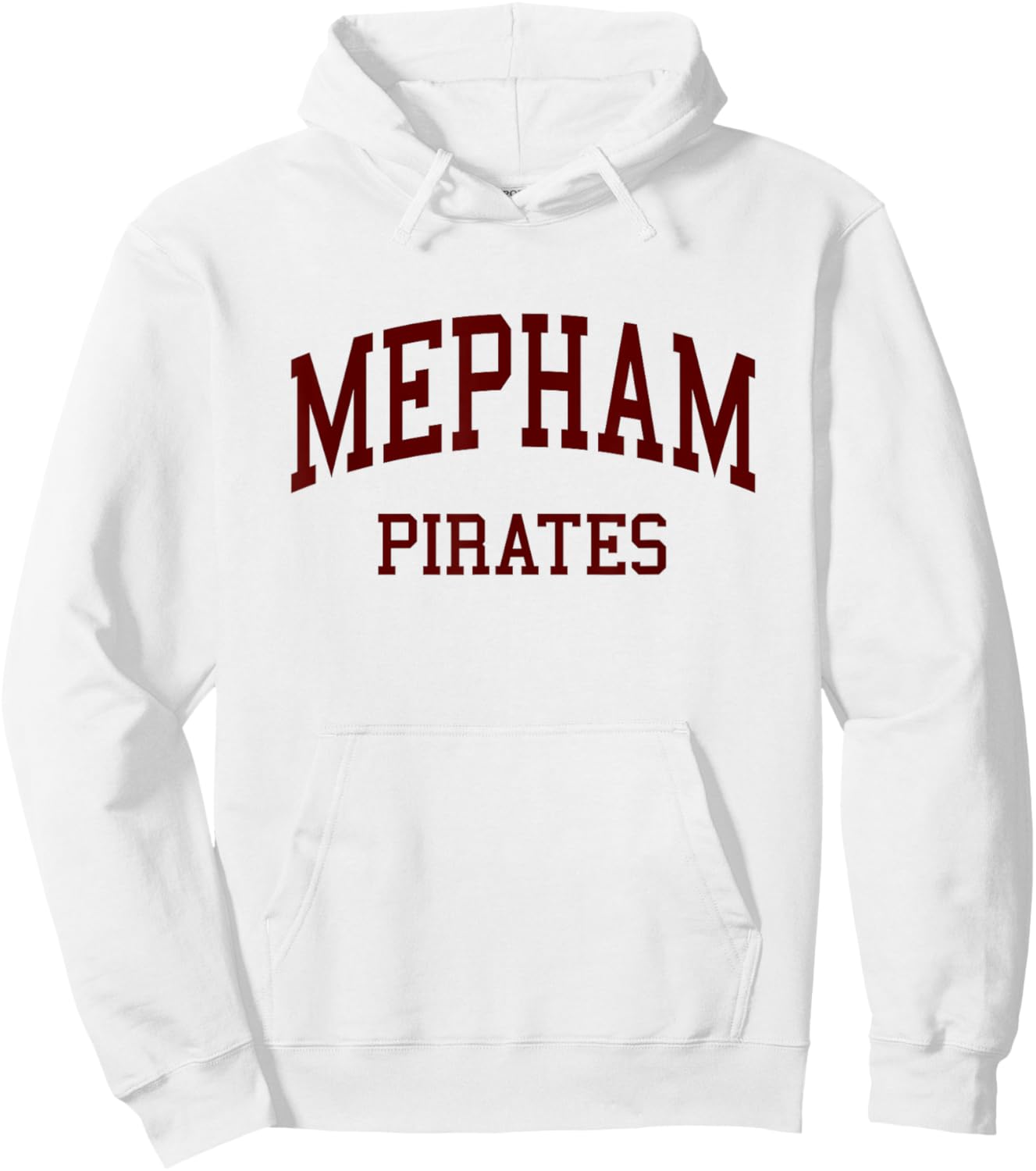 Mepham High School HS Bellmore NY Retro Hoodie - Hoodie | White